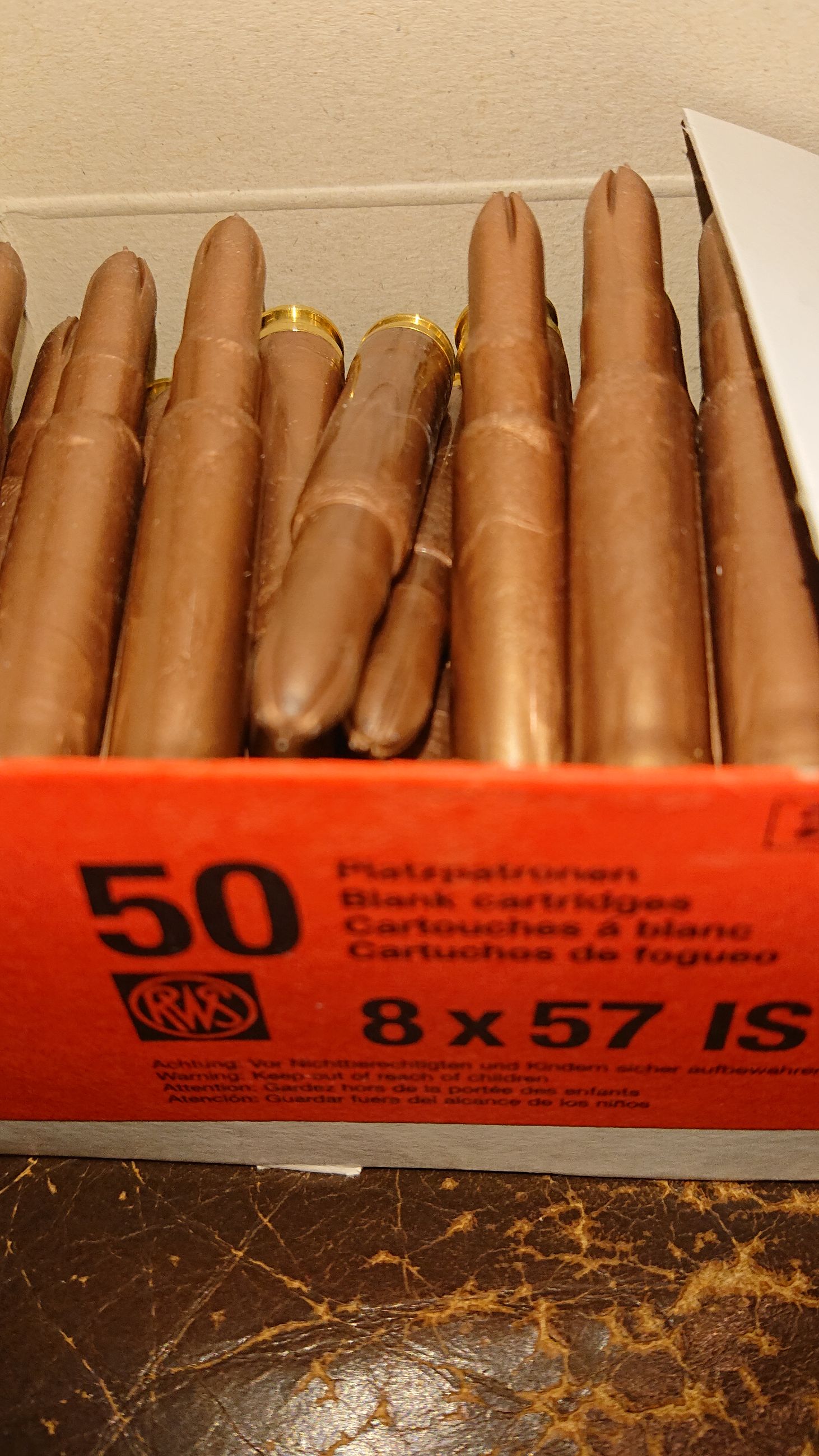 Photo of 8mm Mouser - non lethal rifle rounds