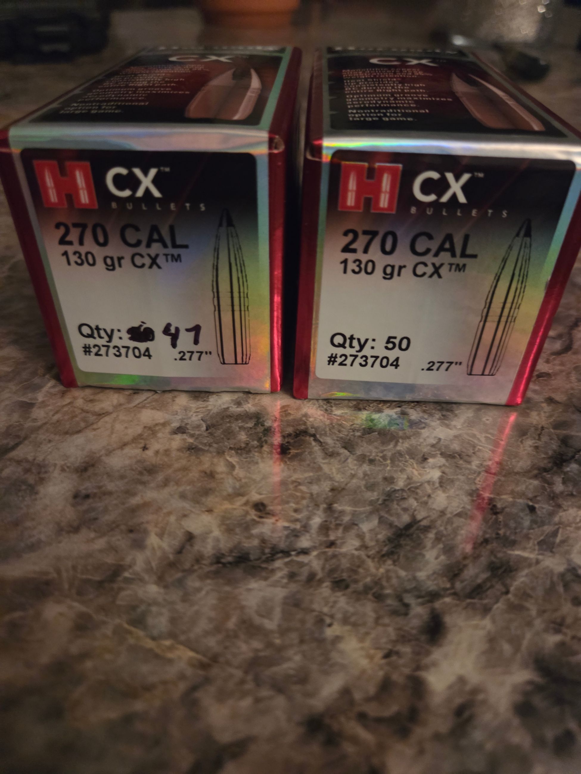 Photo of 270 130gr cx bullets