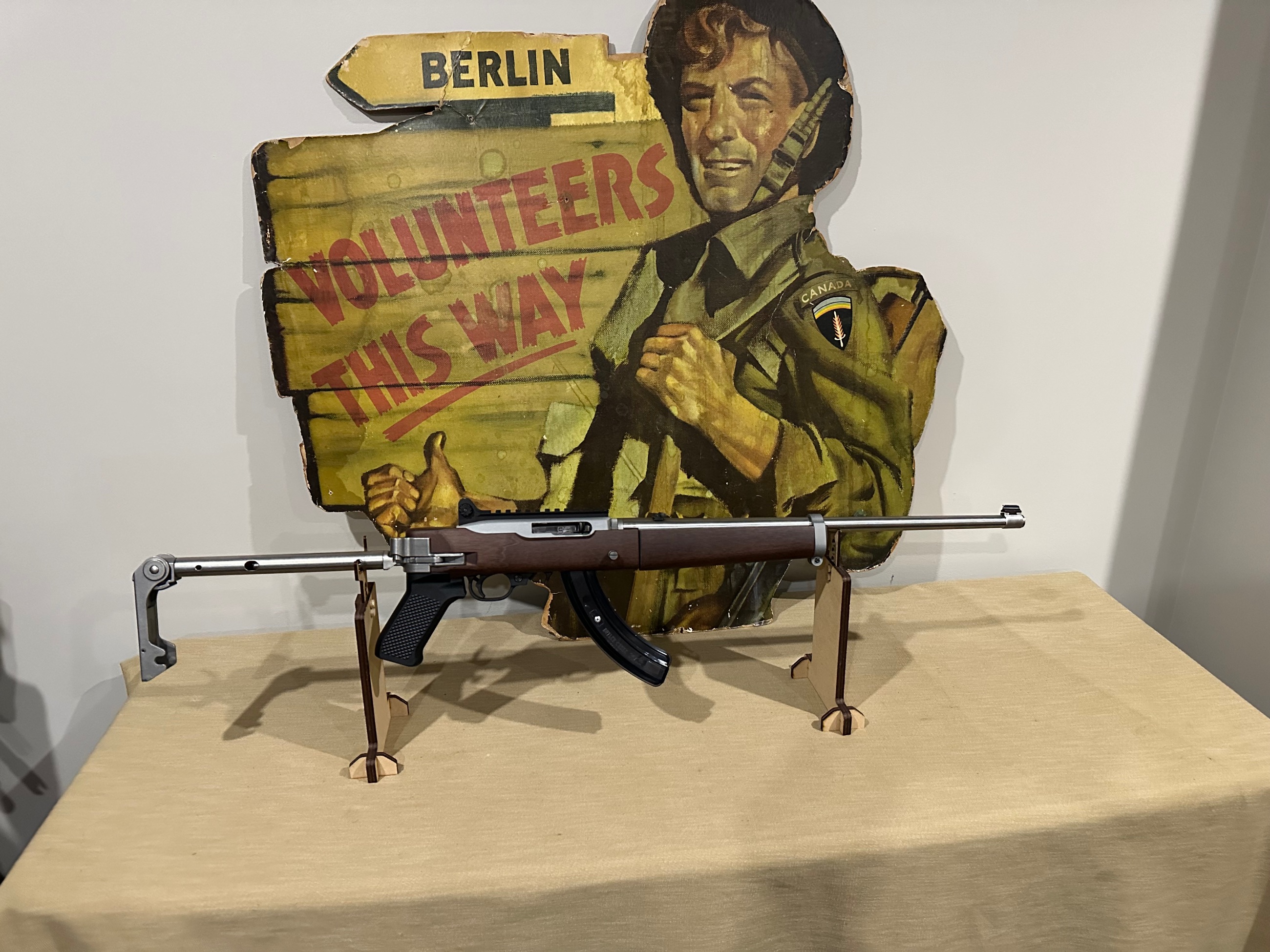 Photo of Ruger Custom folding take down 50 anniversary 10/22