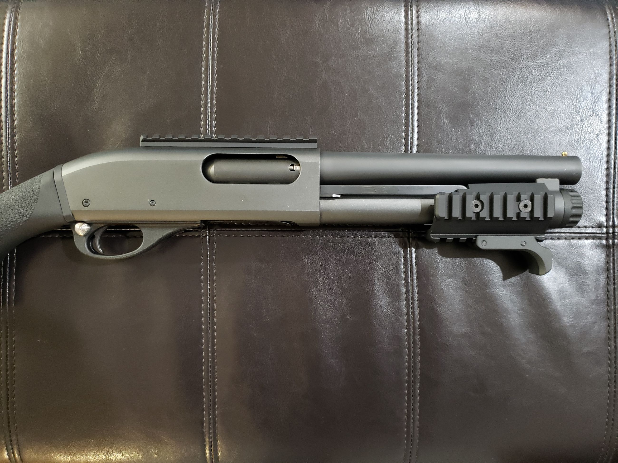 Photo of *Brand New* Dlask / Remington 870 (Shorty) 8.5" Pump-Action Shotgun (Black) *Non-Restricted*