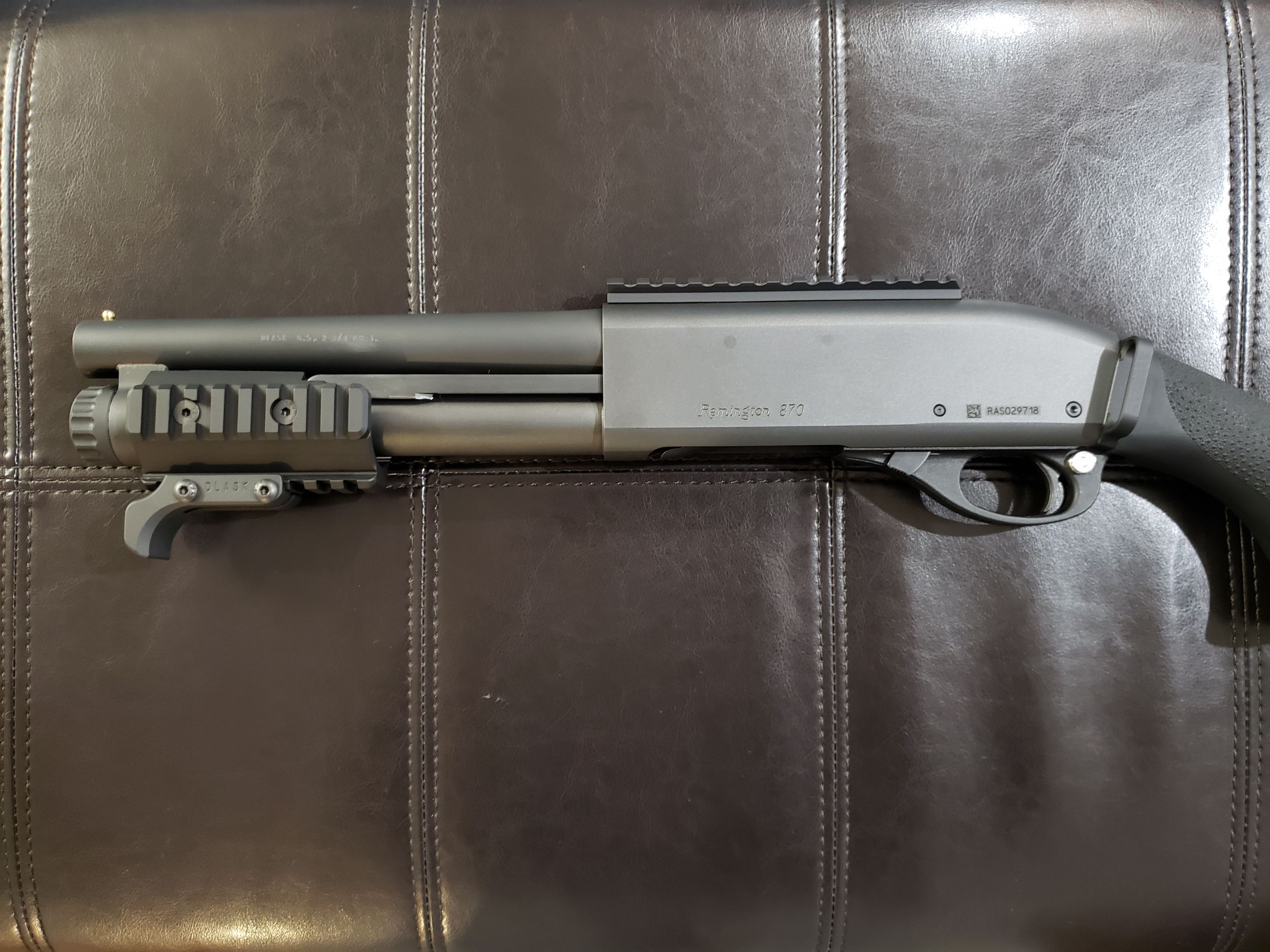 Photo of *Brand New* Dlask / Remington 870 (Shorty) 8.5" Pump-Action Shotgun (Black) *Non-Restricted*