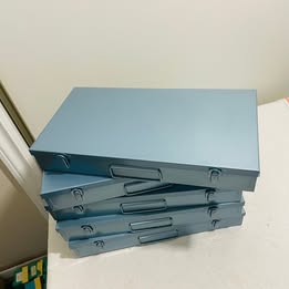 Photo of 35mm Photograph Slide Metal Storage Boxes