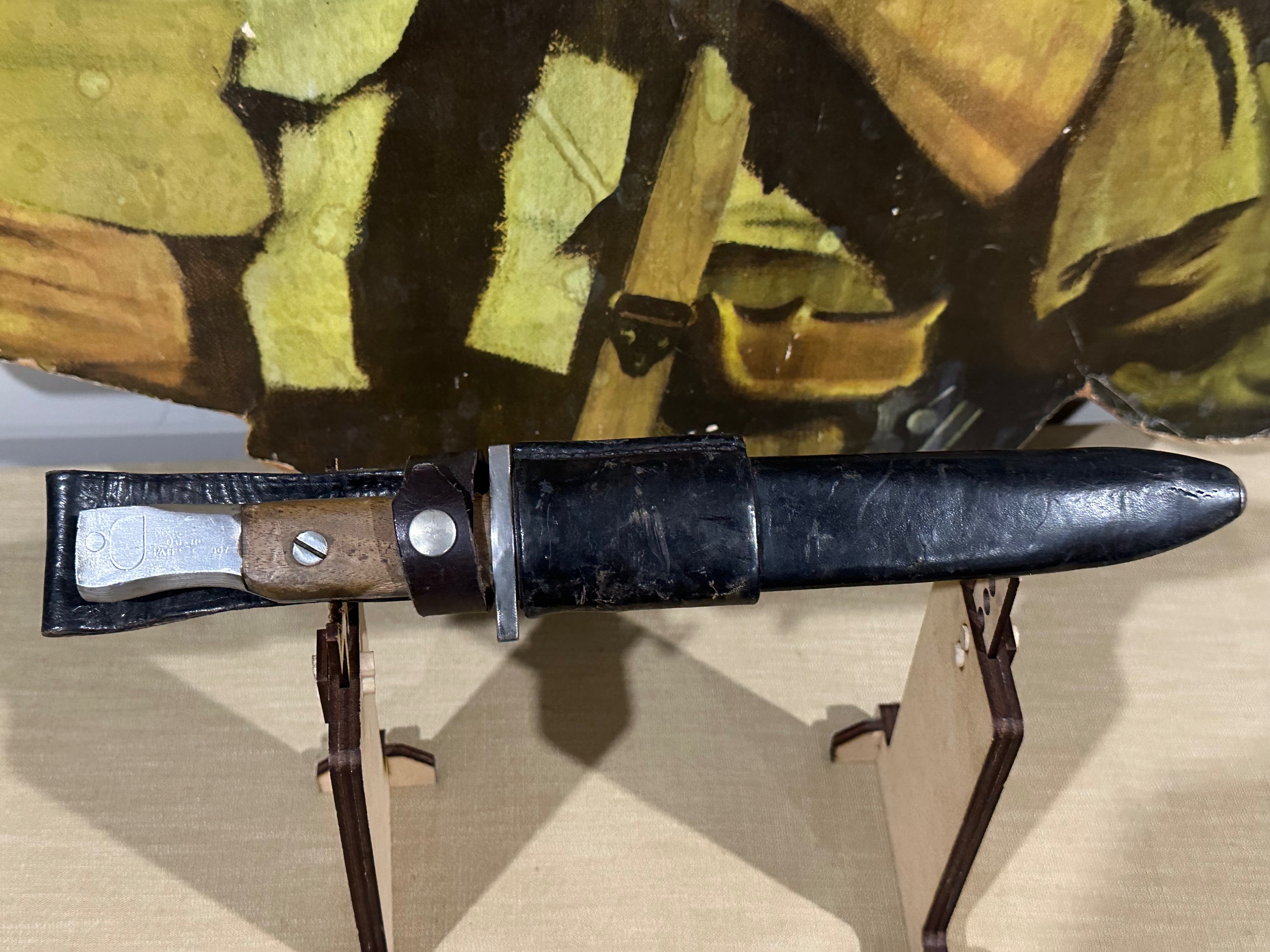 Photo of WW2 Pacific Coast Militia Rangers PCMR Survival knife 