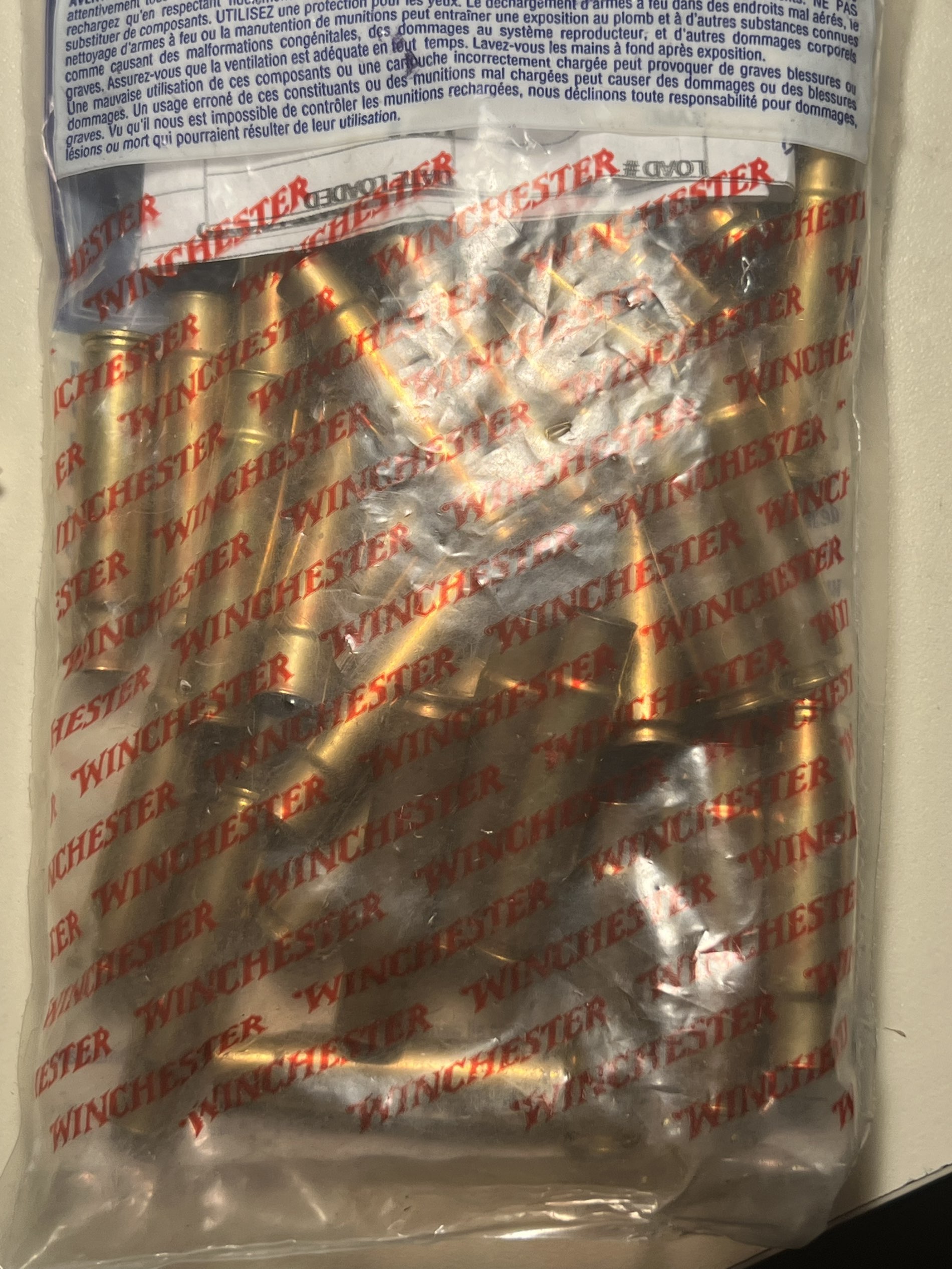 Photo of 35 rem brass with primer