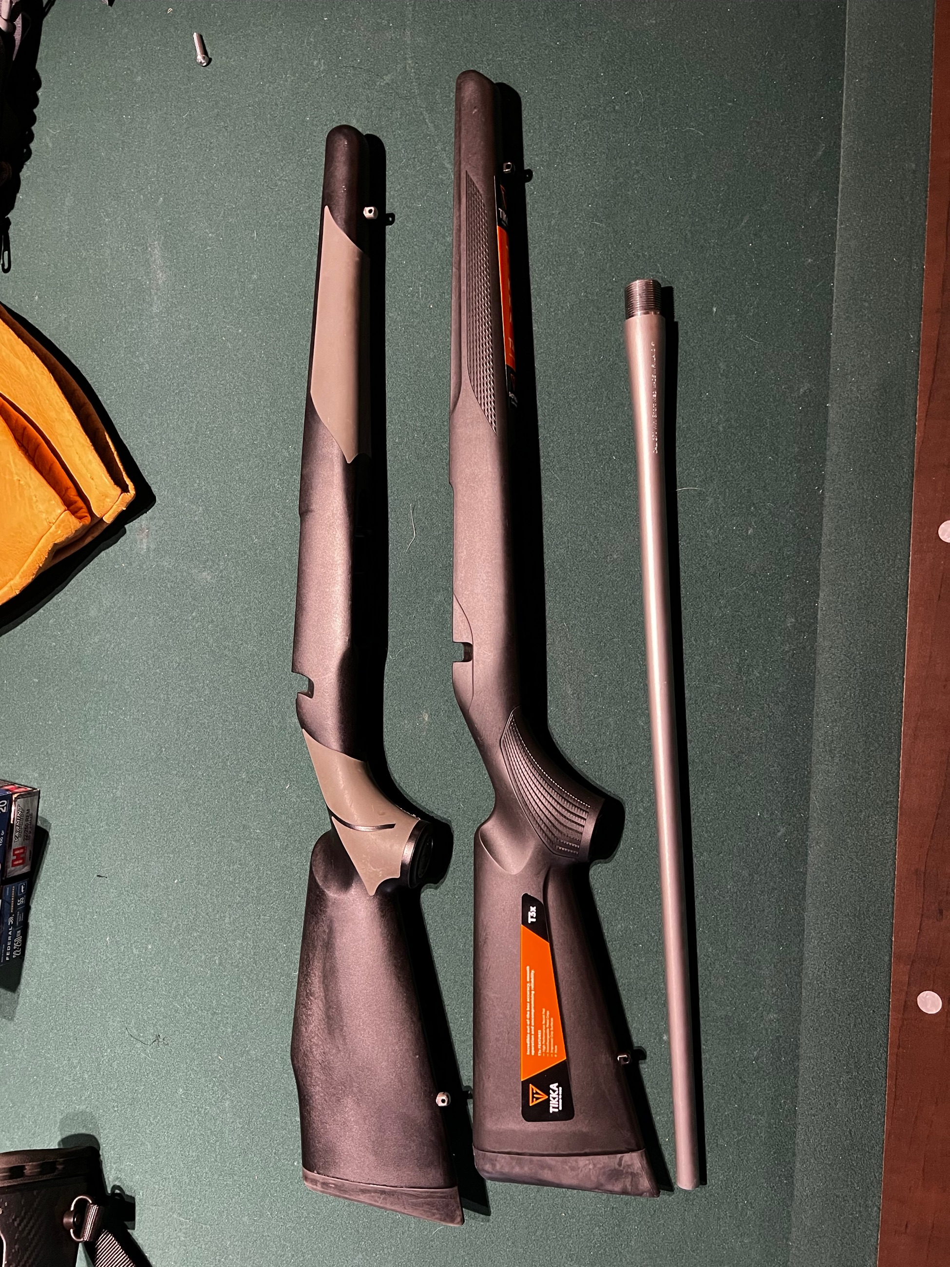 Photo of Tikka/Sako stocks and barrels