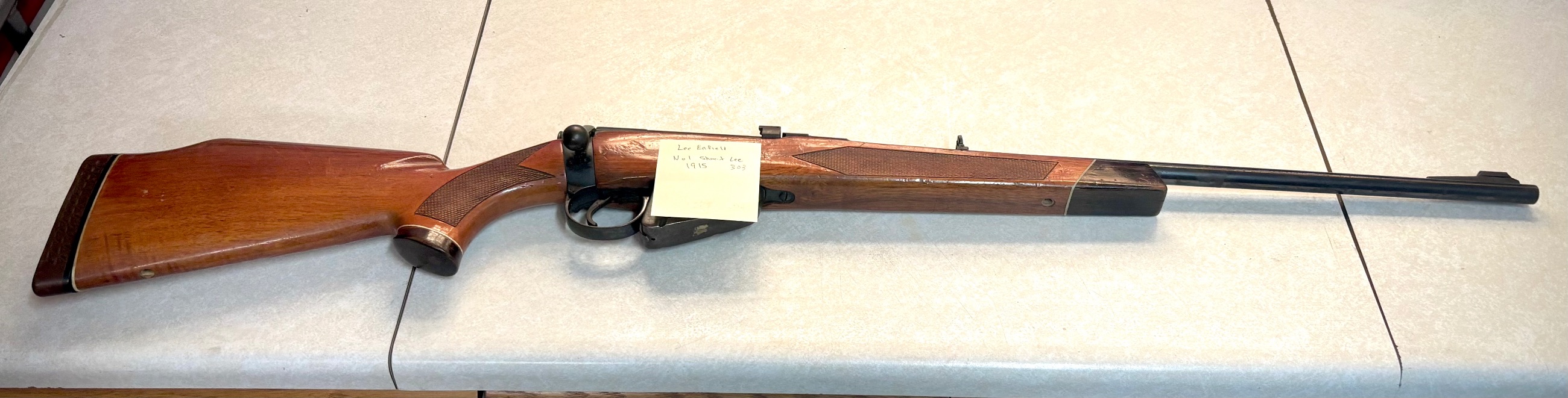 Photo of 1915 BSA Lee-Enfield No.1 Mk III – WWI British Service Rifle (.303 British) * sporterized (price reduced)