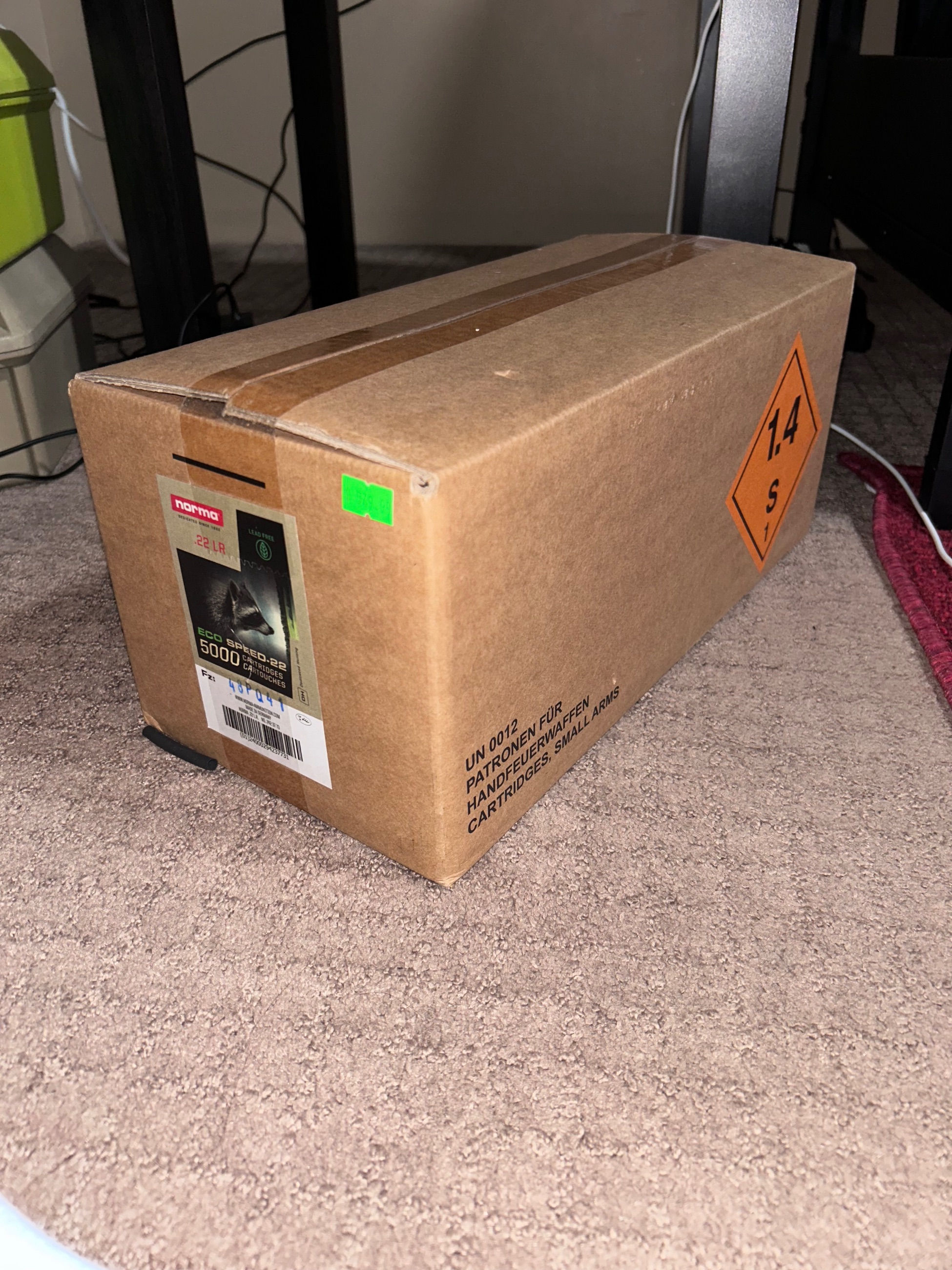 Photo of 5000 round case Norma Eco-Speed 22LR