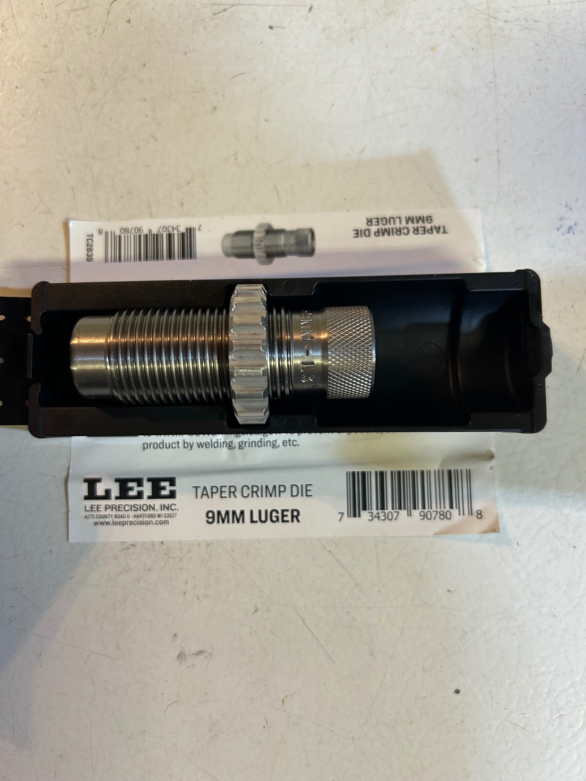 Photo of Lee Precision 9mm Luger Taper Crimp Die