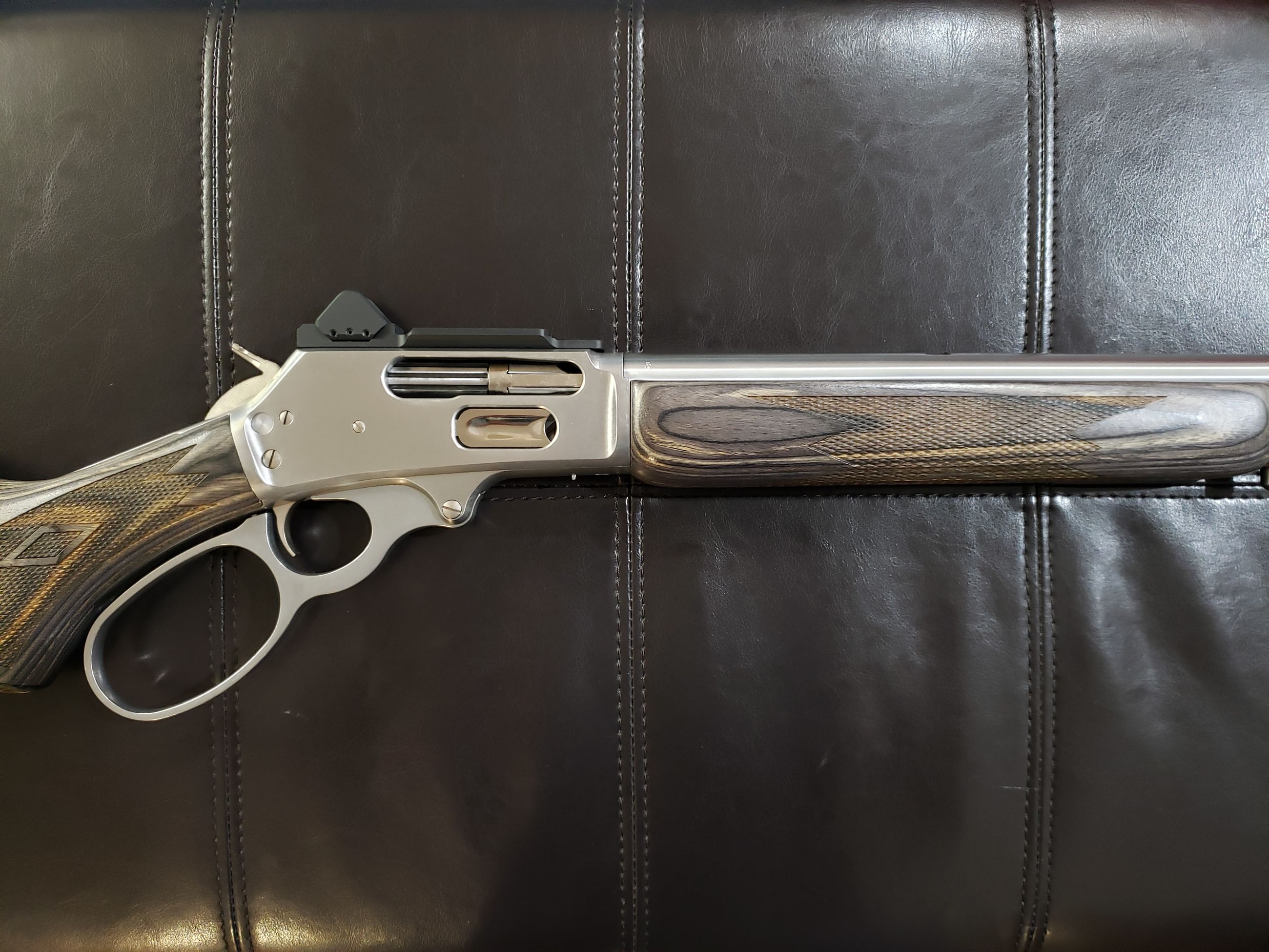 Photo of Marlin Model 1895 SBL (Stainless / Laminate) .45-70 Govt. Lever-Action Rifle (w/ Upgraded Sights)