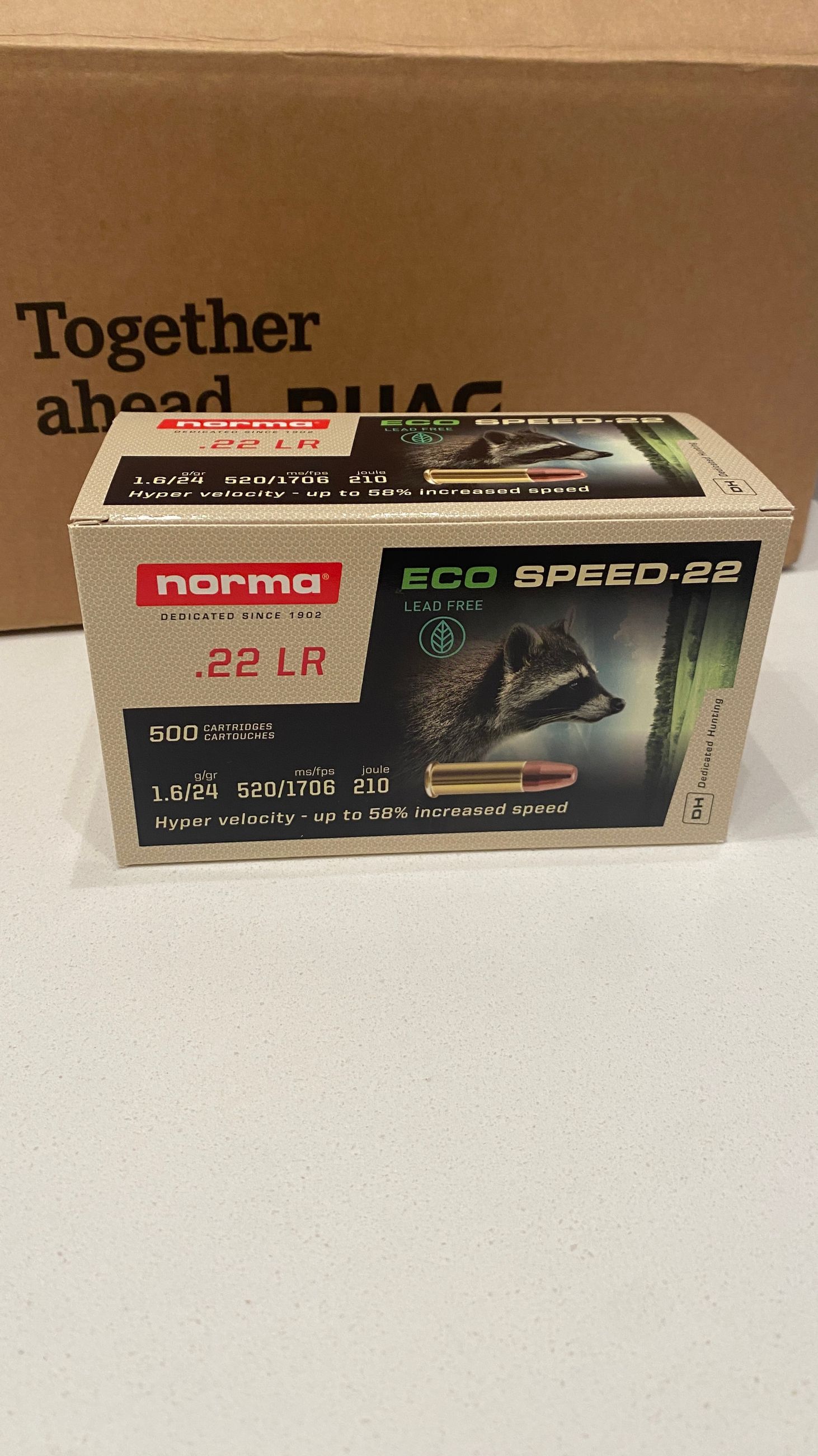 Photo of 5,000 Norma Lead-Free Hyper Velocity 22lr