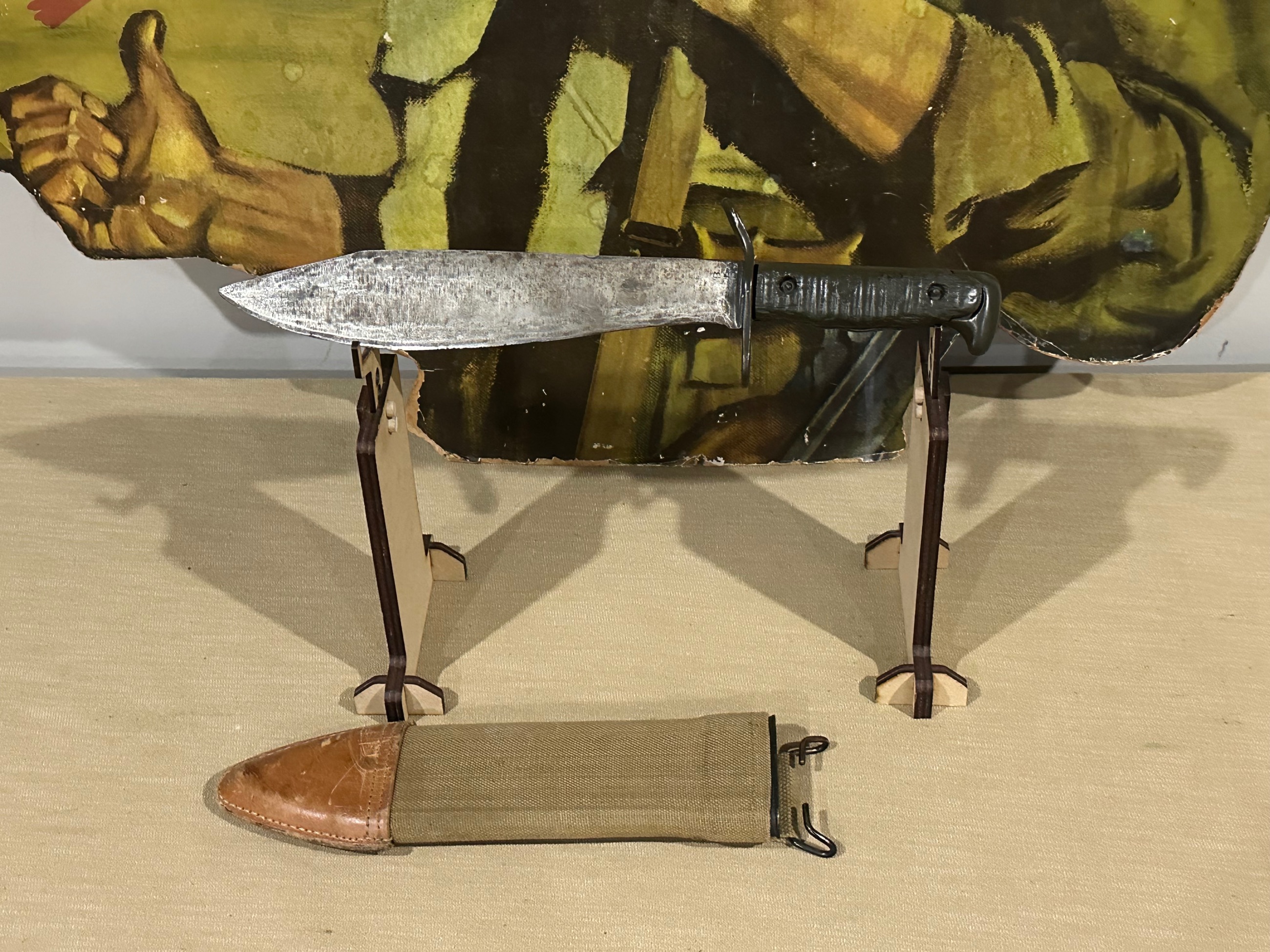 Photo of WW1 & 2 U.S. Model 1917 Bolo Knife 