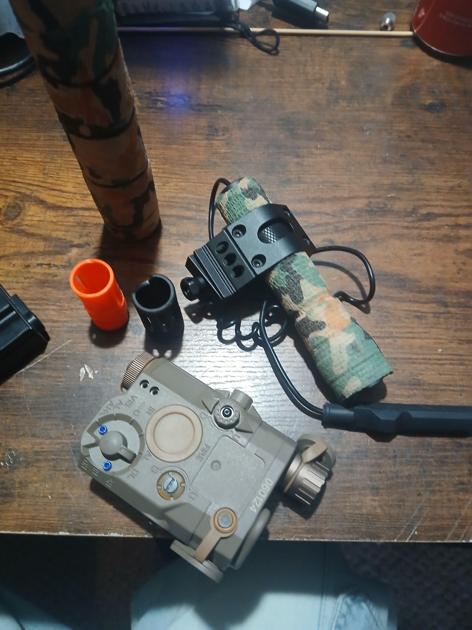 Photo of Two AEG M4's, plate carrier and attachments