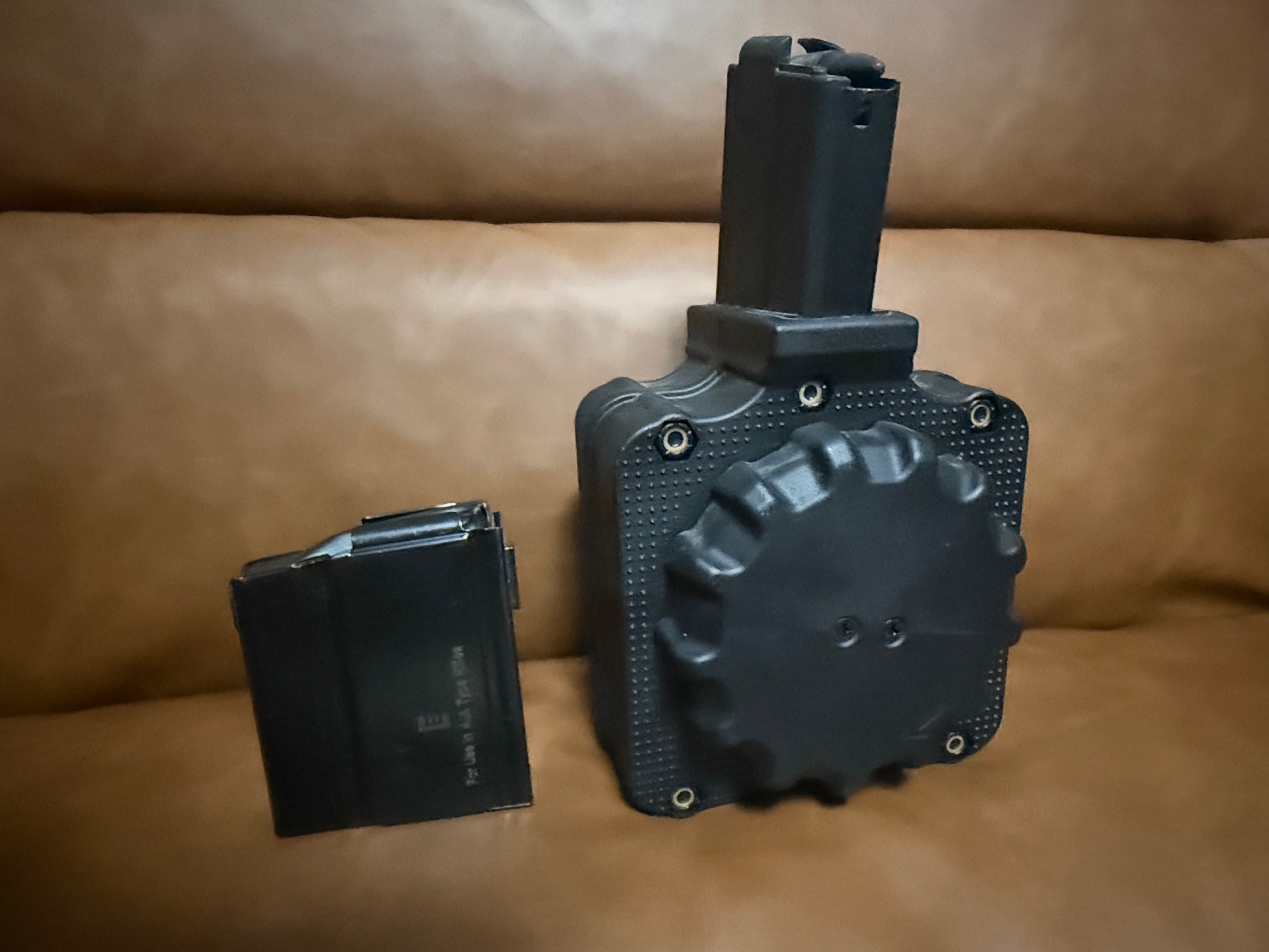 Photo of M14 drum and aia magazine 