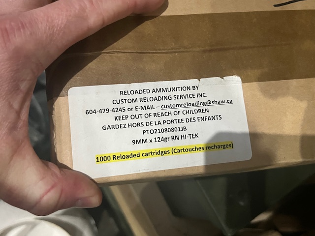 Photo of WTS 9mm and 223/5.56 rounds.   Lots for sale   located in Grande Prairie/Grande Cache area Traveling to Edmonton March 23-25 