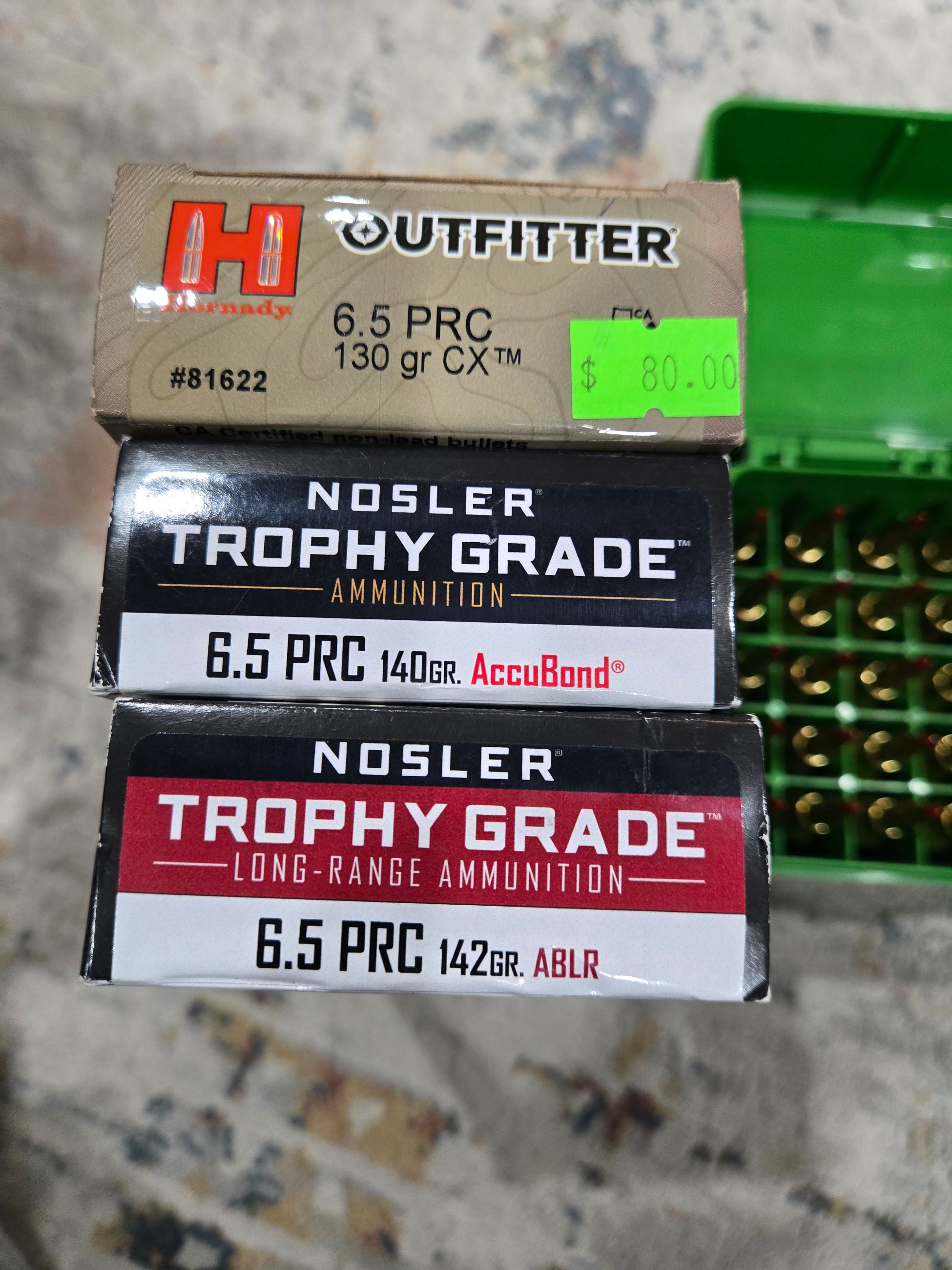 Photo of 6.5 PRC factory ammo