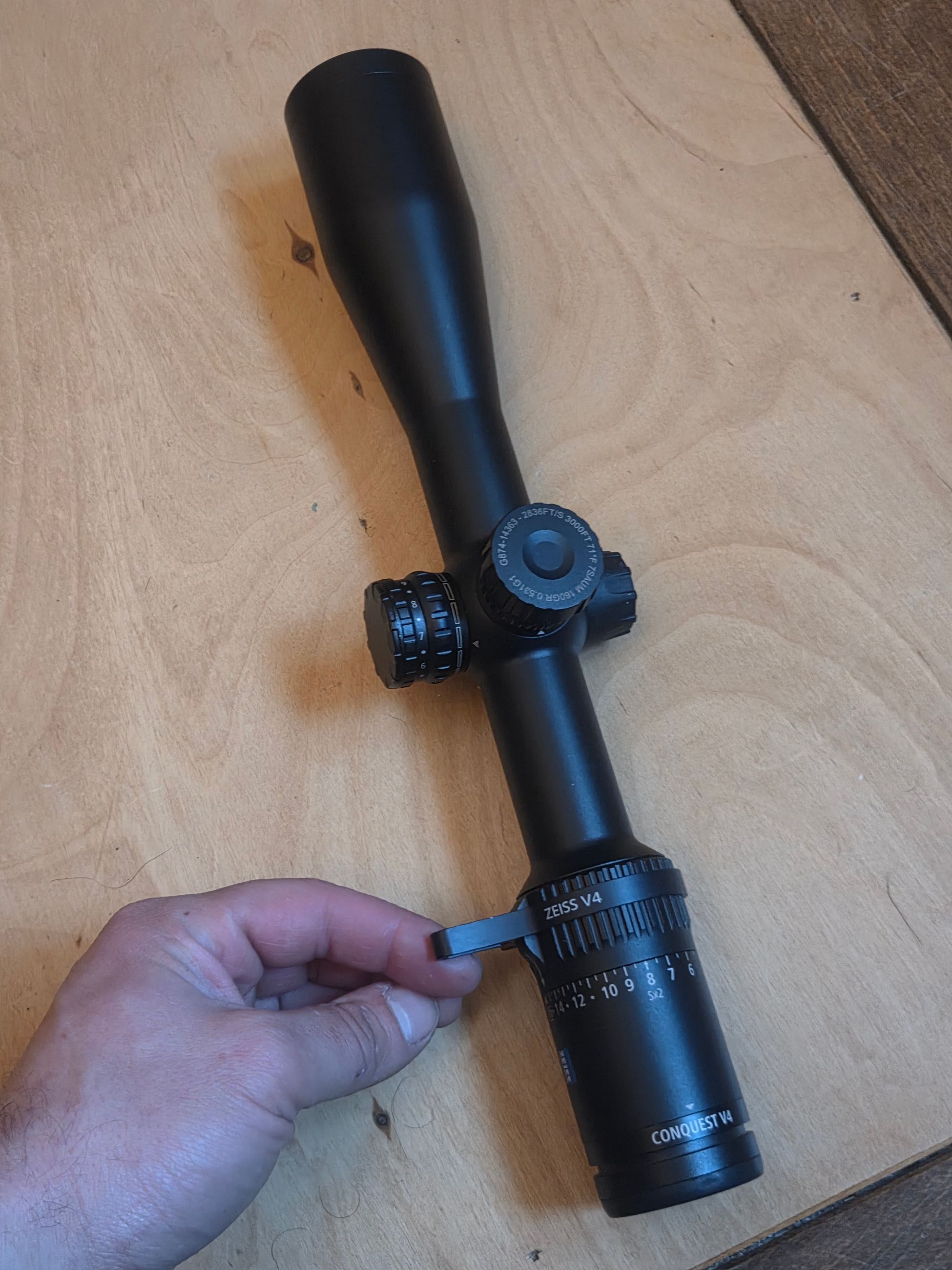 Photo of Zeiss conquest v4 4-16×44 illuminated redical 