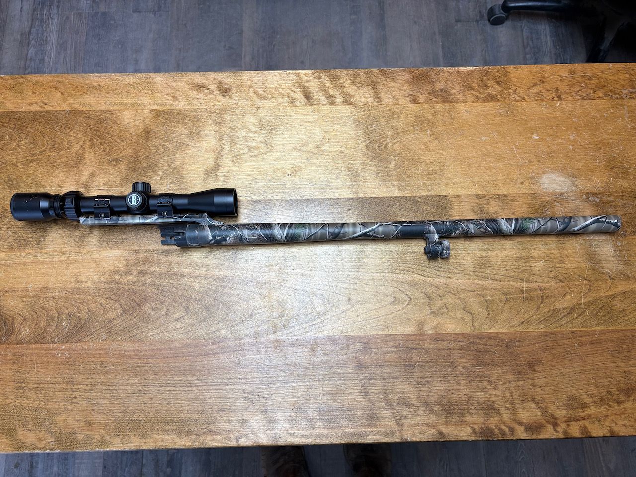 Photo of Mossberg 535 Cantilever Slug Barrel w/ Scope
