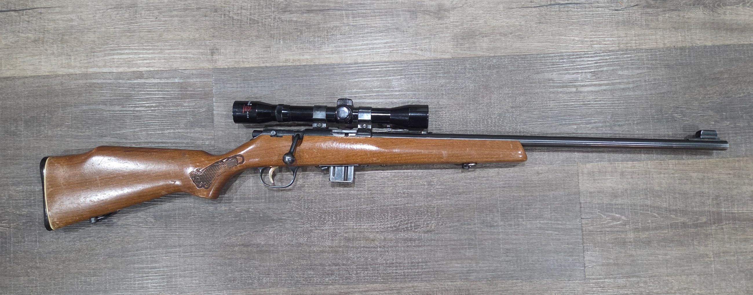 Photo of JM Marlin 782 22 mag scope package
