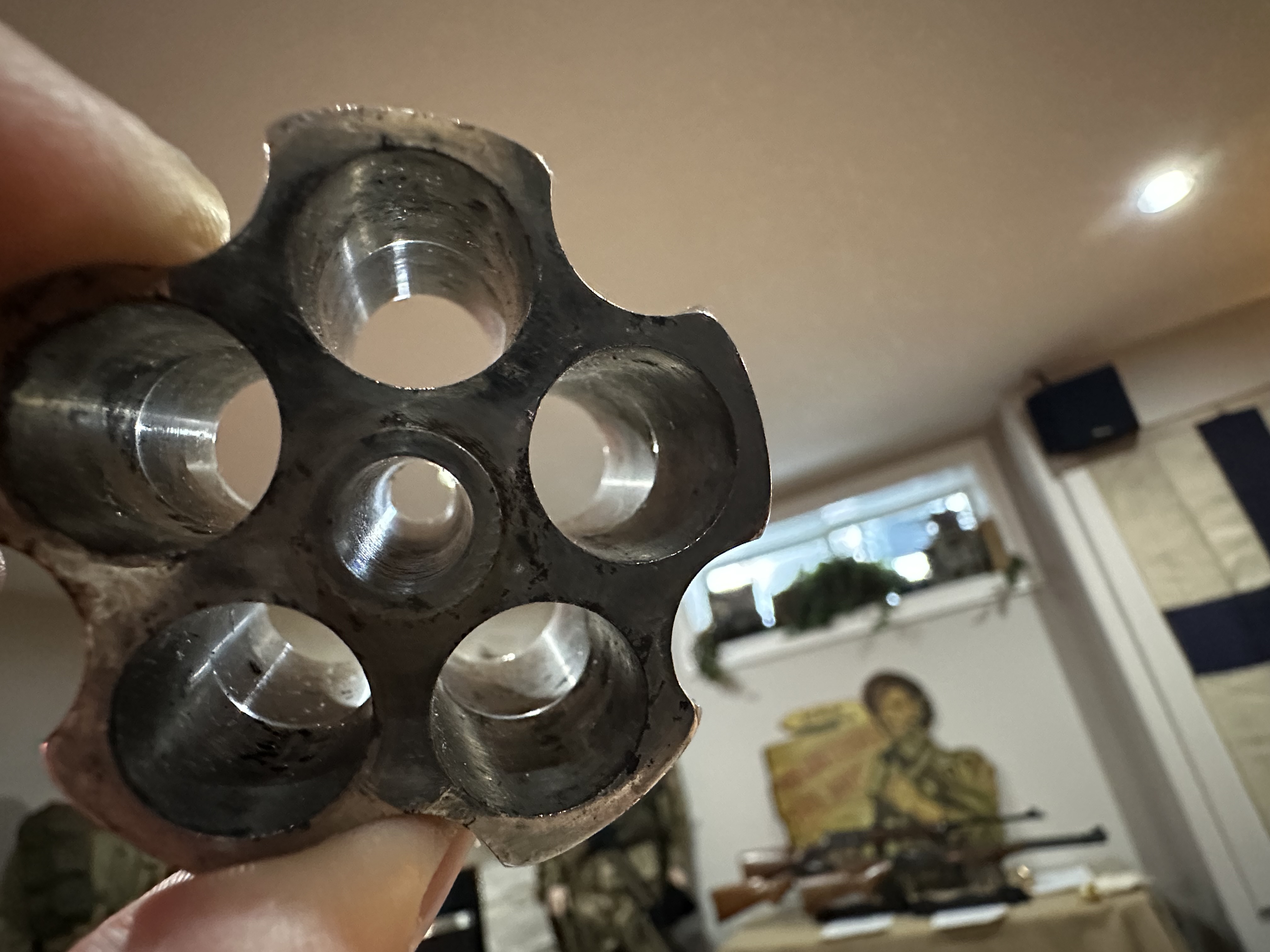 Photo of Antique Francotte Victorian-era large-bore British revolver .577