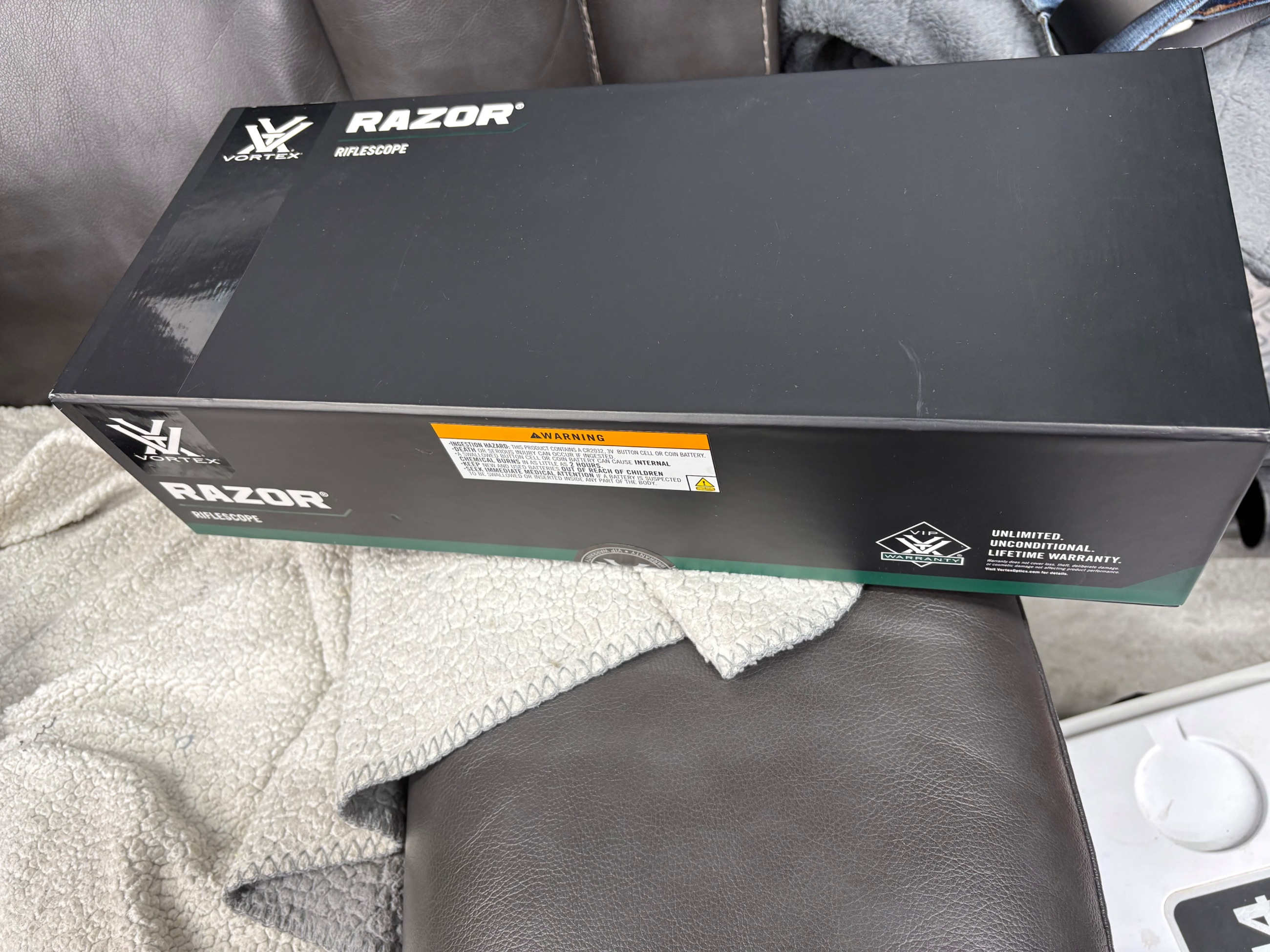 Photo of Vortex Optics, Razor HD GEN III 6-36X56 FFP Rifle Scope, EBR-7D Illuminated Reticle, MRAD