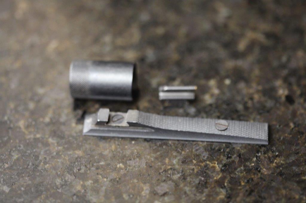 Photo of Williams Front Sight - Ramp, Sight Insert, Hood  -  2 Screws (1.625" C-C)