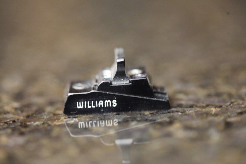 Photo of Williams Windage & Elevation Rear Sight - 2 Screws (9/16" C-C)