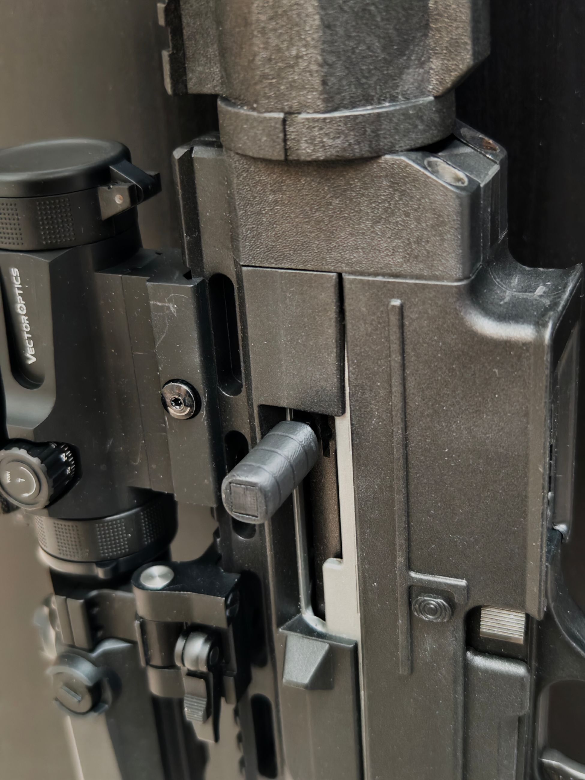 Photo of Oversized Charging Handle / Bolt Handle for Remington 597