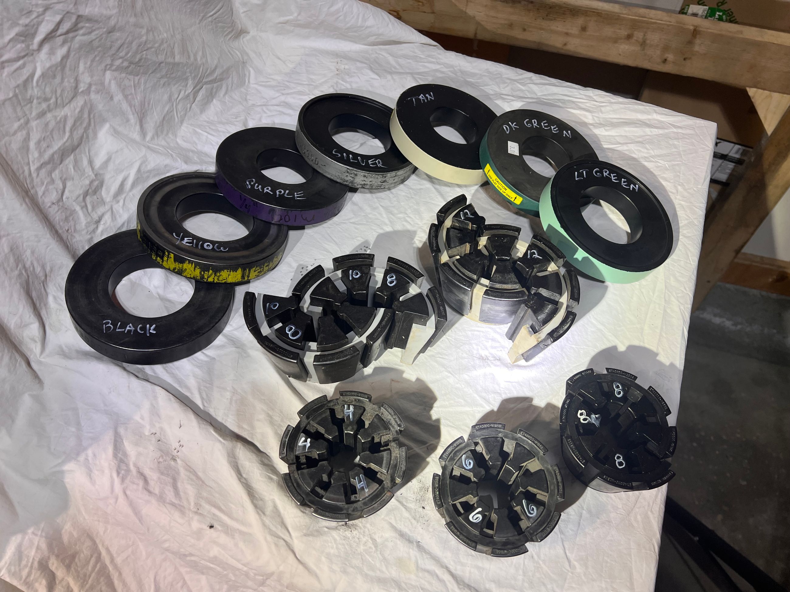 Photo of hydraulic hose crimper