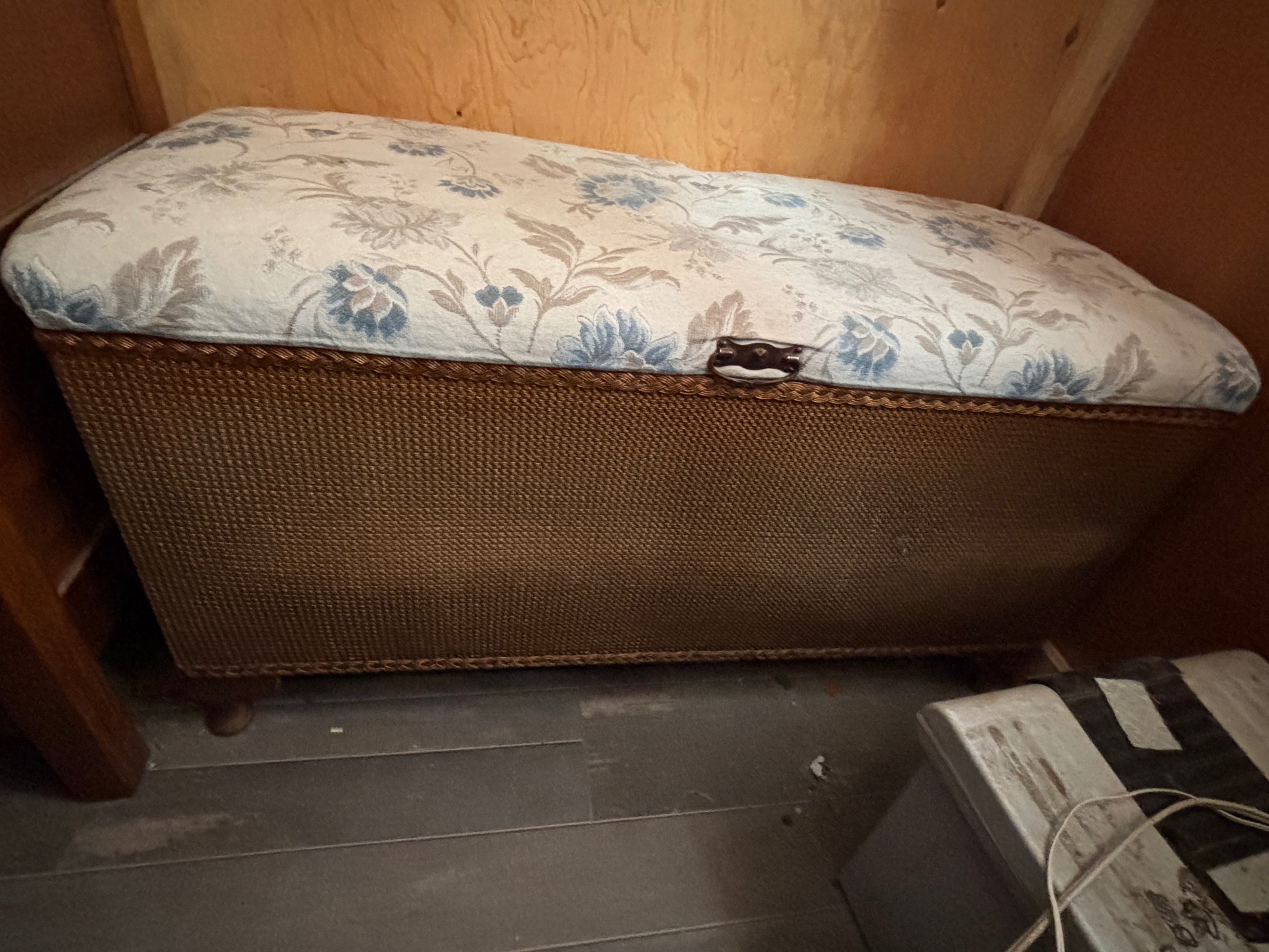 Photo of Antique Wicker Blanket Box