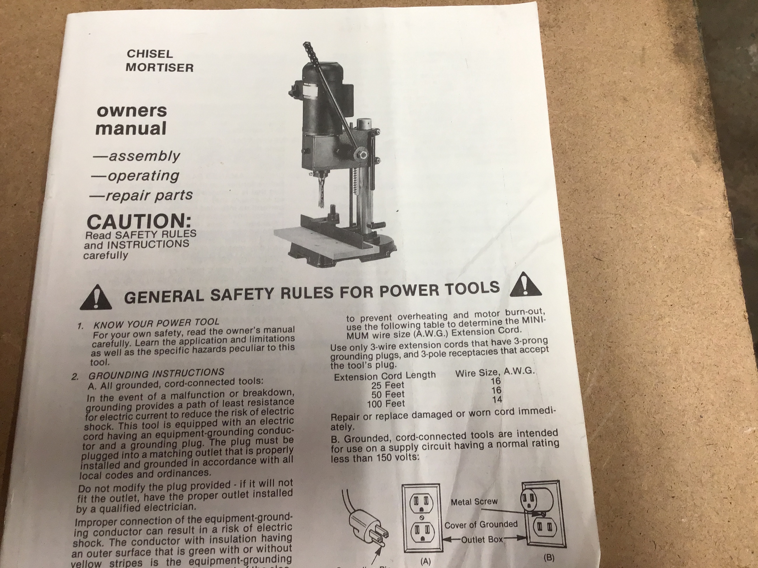 Photo of Mortising Machine