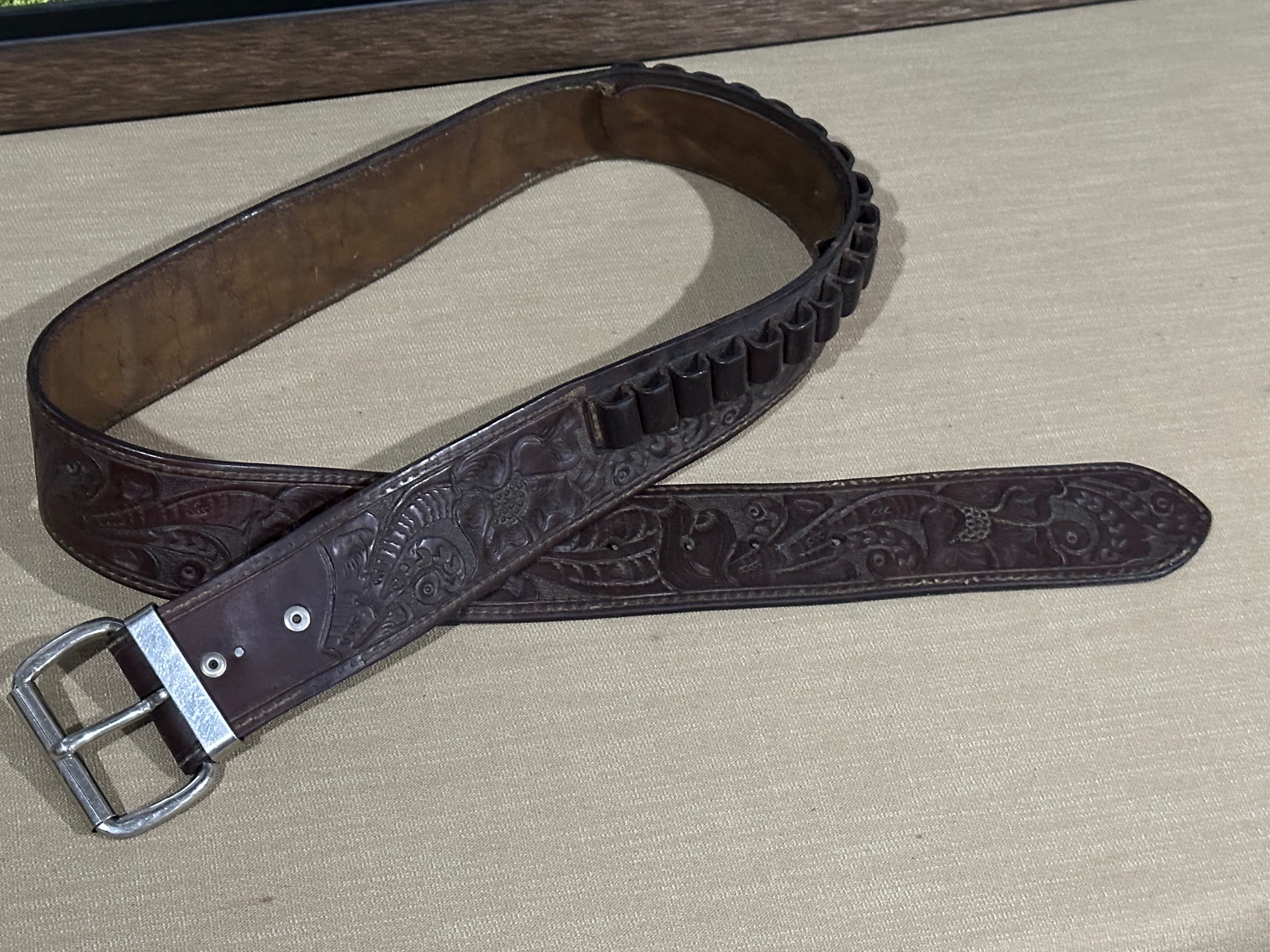 Photo of Hunting style Cartridge belt with 18 Loops