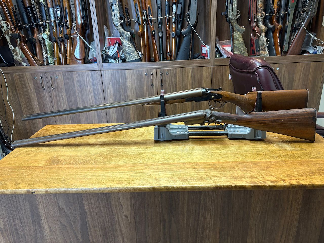 Photo of Pair of Wall Hanger Shotguns