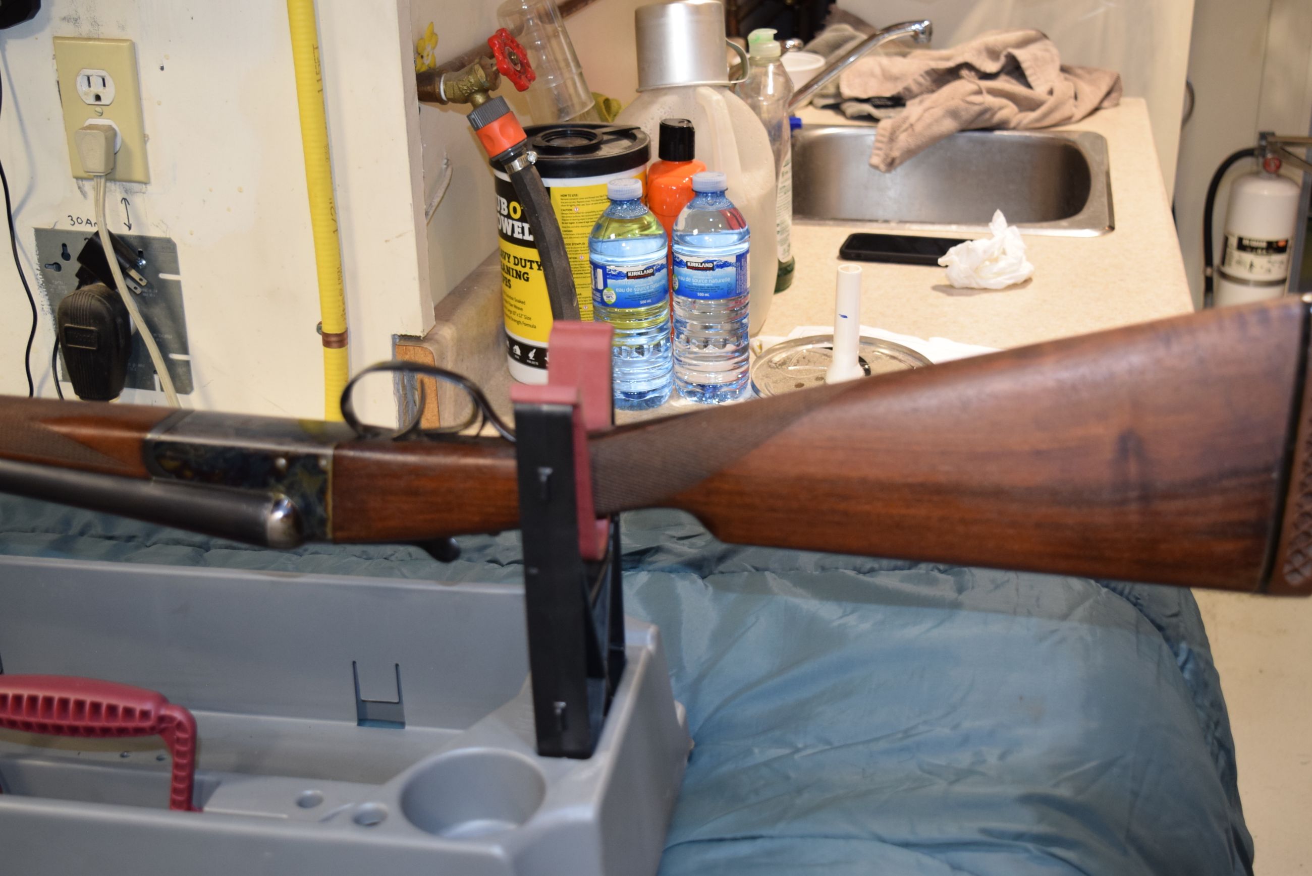 Photo of AYA 12 Gauge double barrel side by side shotgun