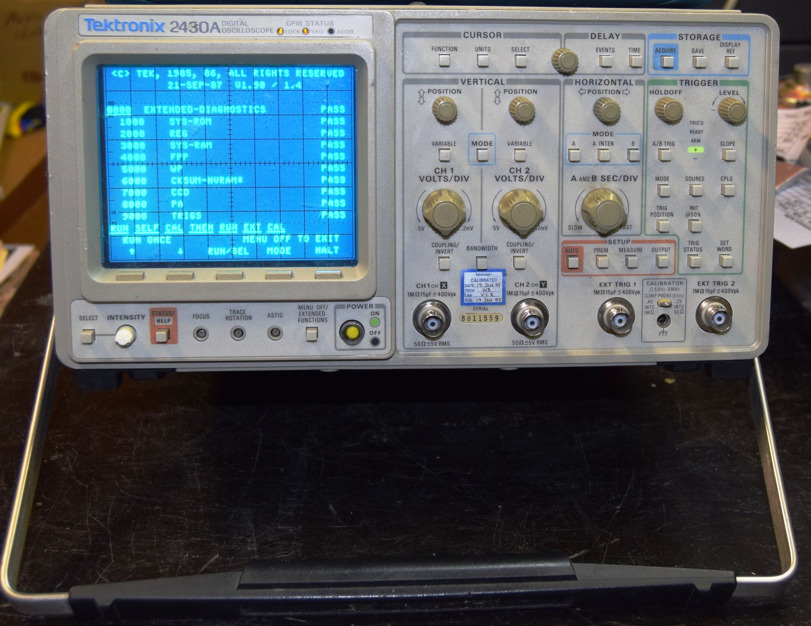 Photo of Tektronix 2430A Digital storage oscilloscope