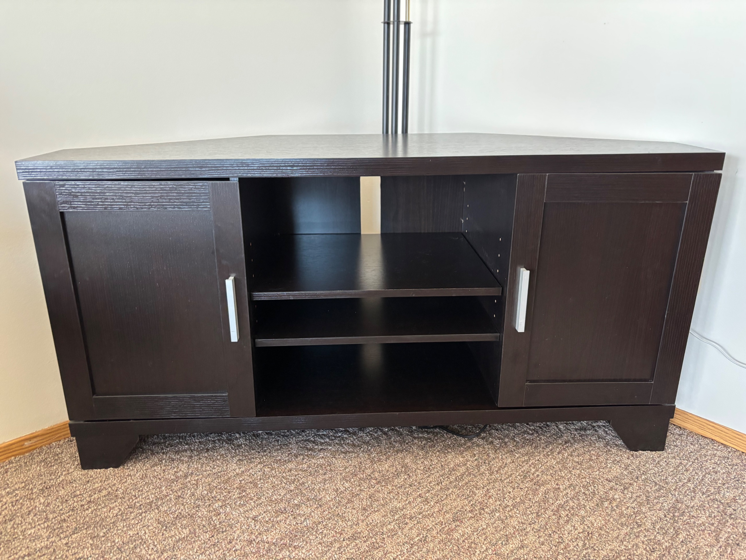 Photo of Corner TV Stand for 50” Television 