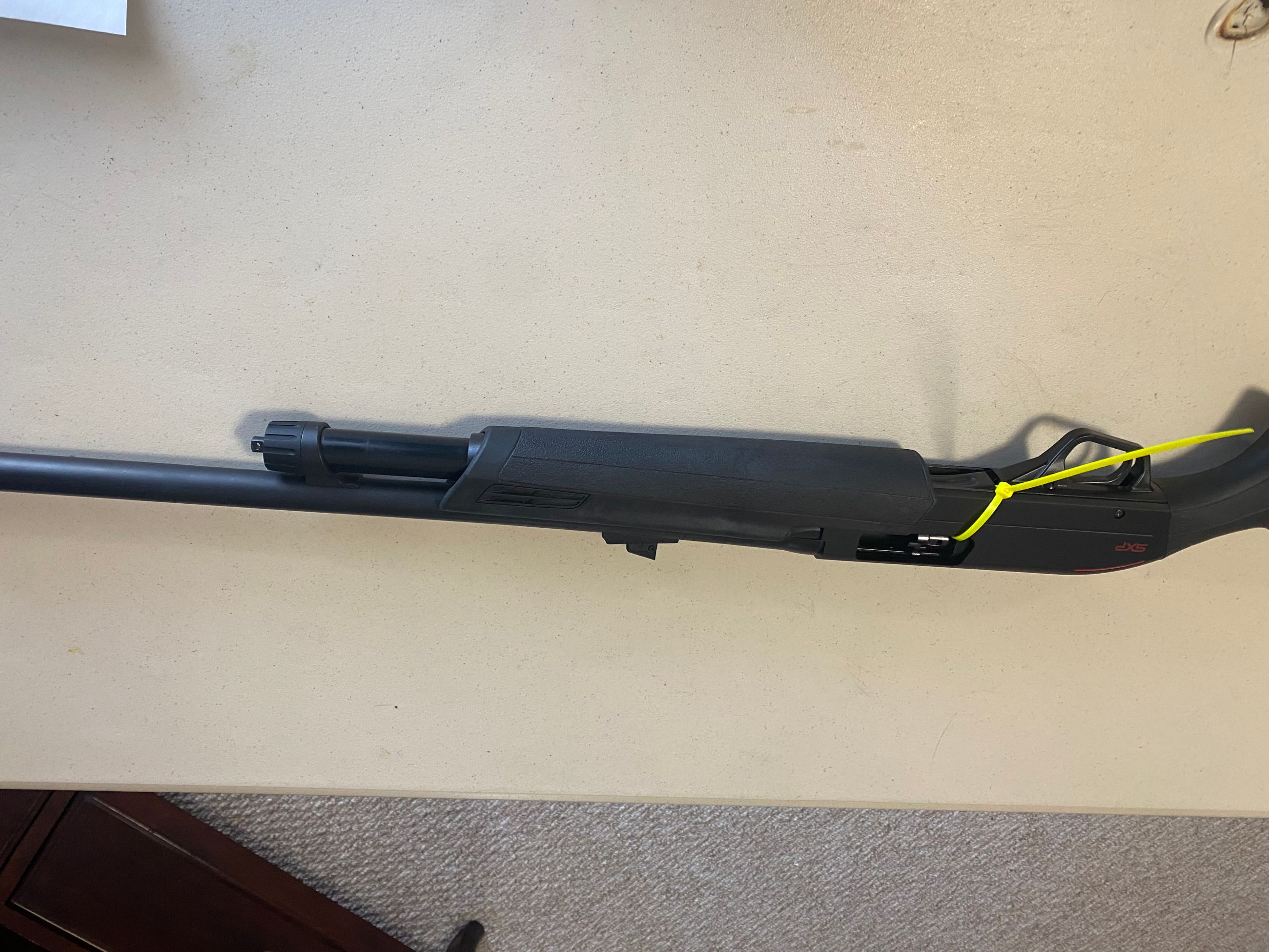 Photo of rifled barrel 12 gauge slug gun