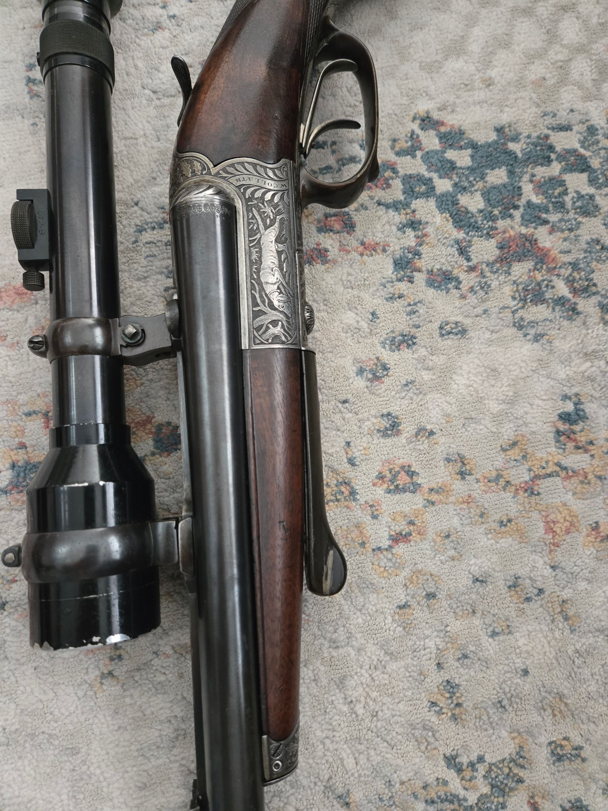 Photo of German sxs combo 16 gauge x 8mm mauser