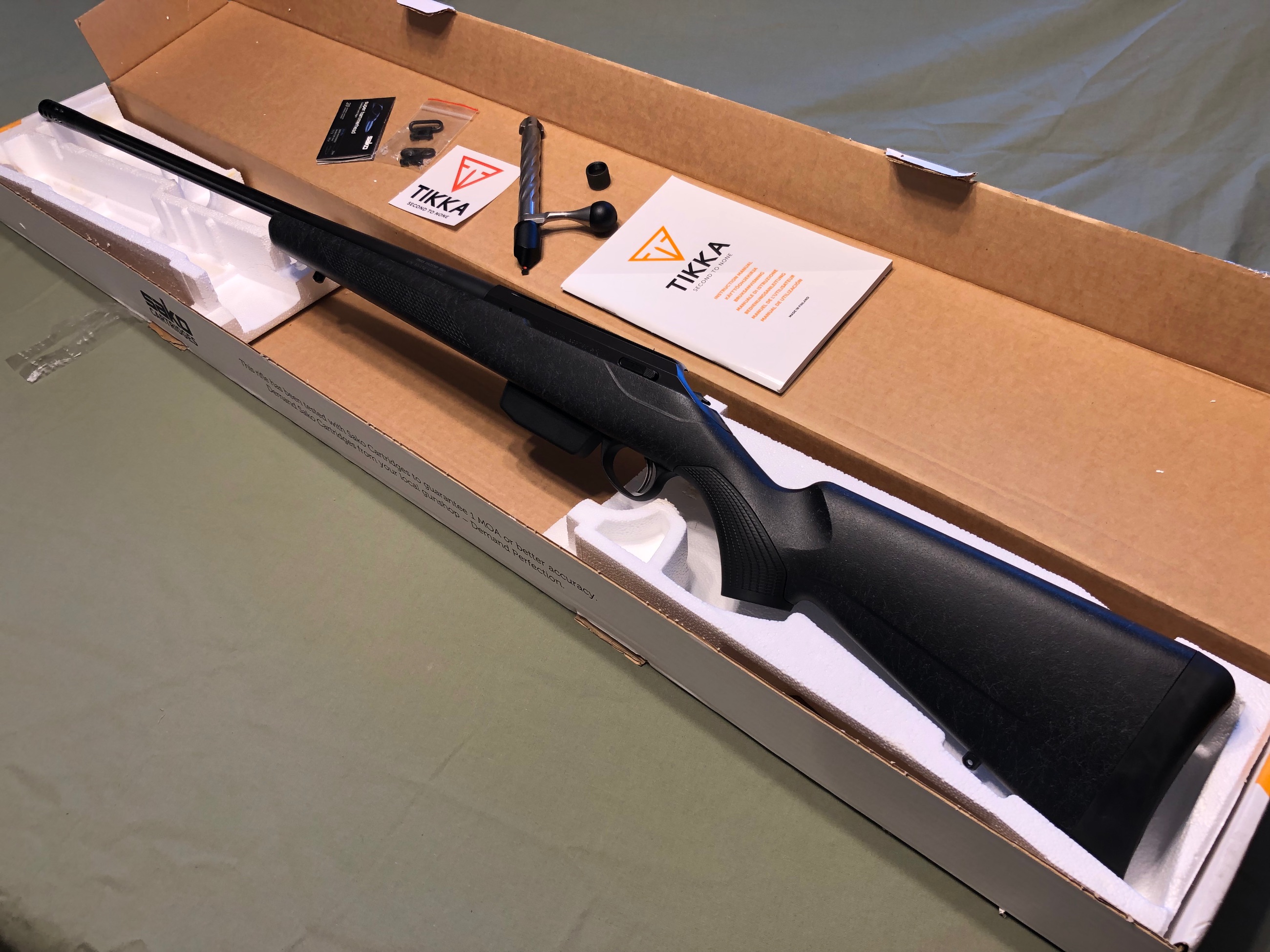 Photo of *PENDING*NEW! Tikka T3x Lite Roughtech Rifle, 6.5 PRC, Muzzlebrake, 24.3" Fluted Barrel