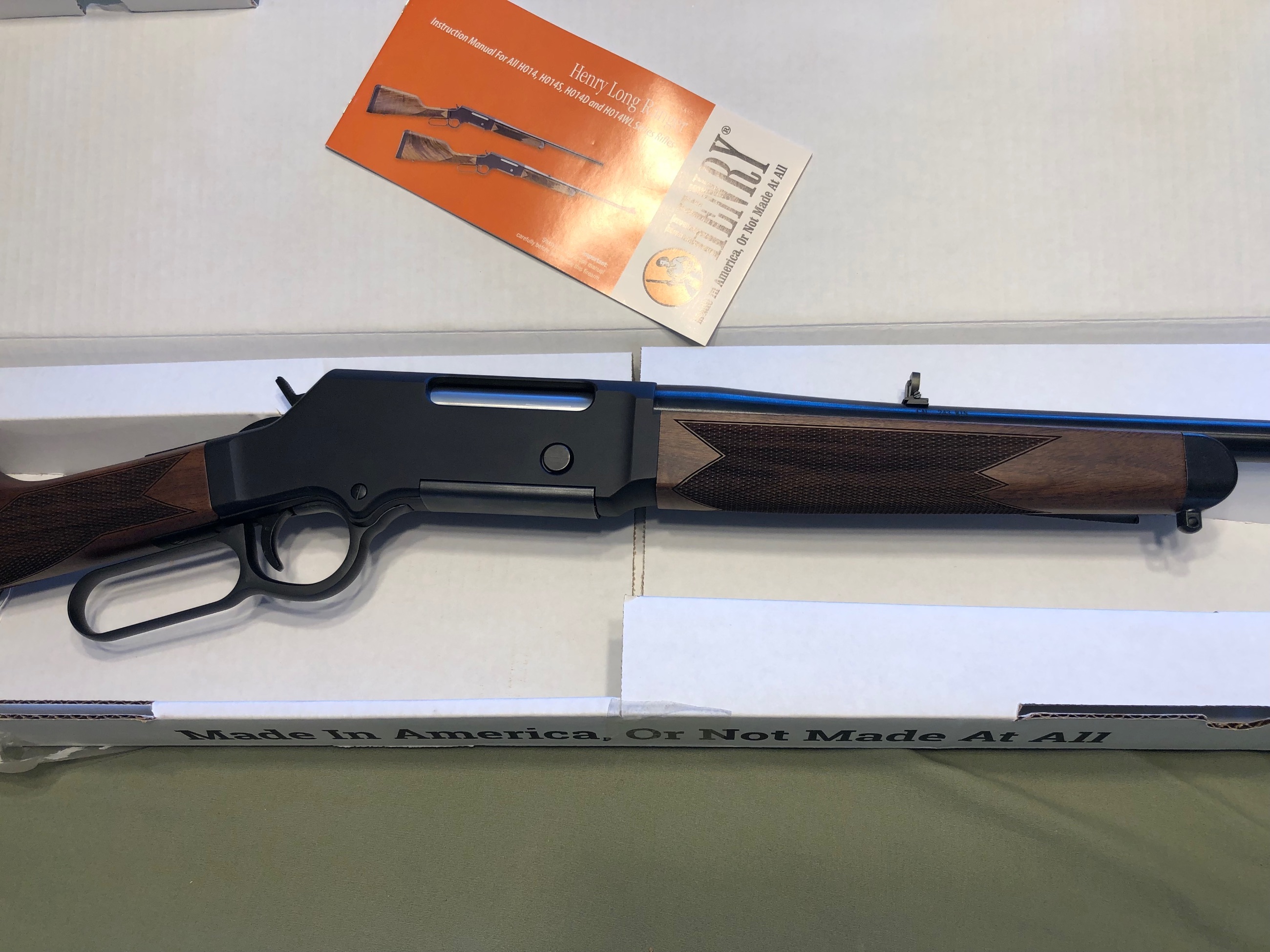 Photo of NEW! Henry Long Ranger Lever Action Rifle, 243 Win, 20” Barrel, 4rd Clip, Iron Sights