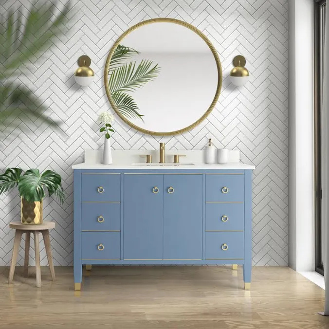 Photo of New Bathroom Vanity (Still in Box)