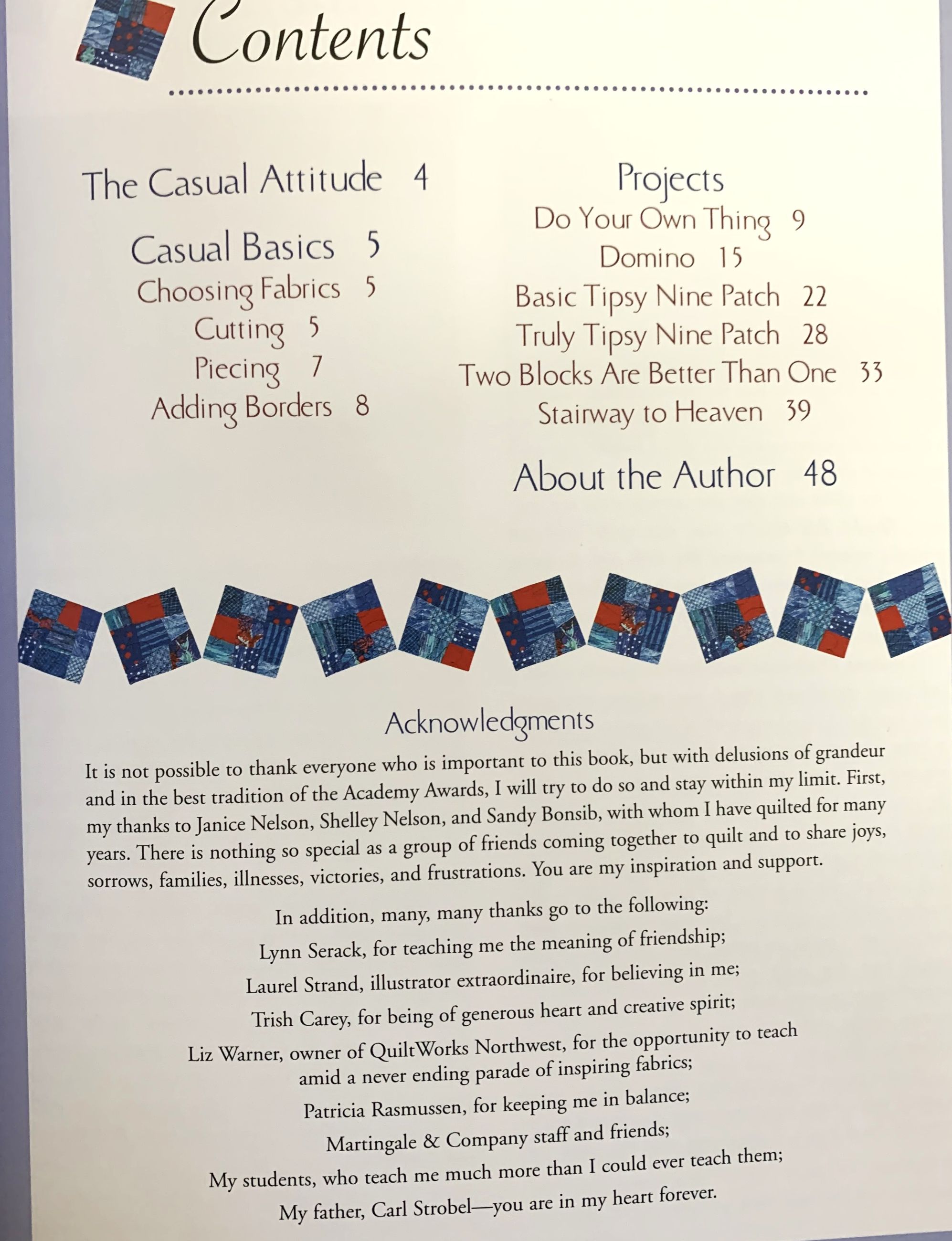 Photo of QUILTING BOOK - THE CASUAL QUILTER by ROBIN STROBEL