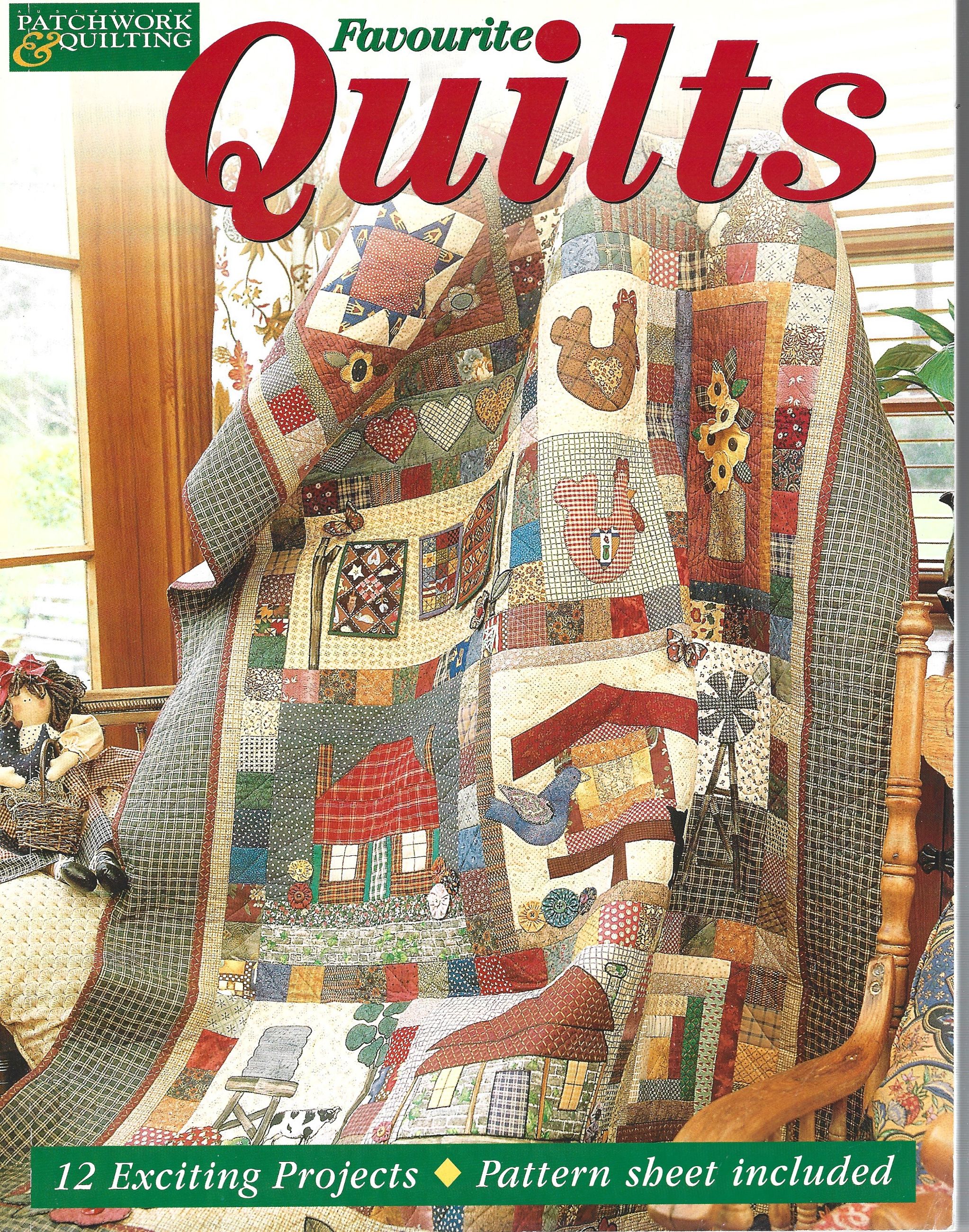 Photo of QUILTING BOOK - FAVOURITE QUILTS from CRAFTWORLD BOOKS
