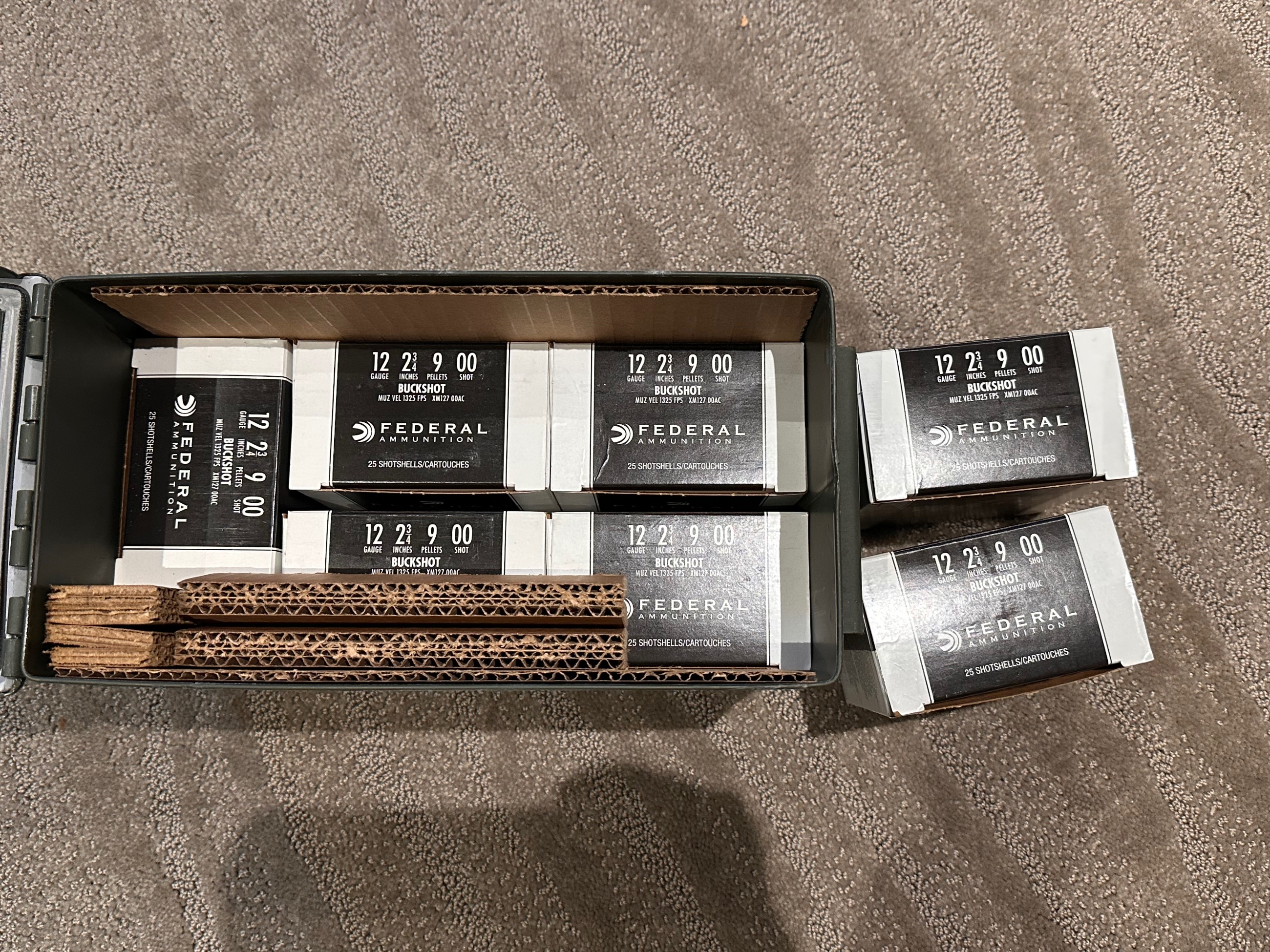 Photo of Ammo Can Federal 00 Buckshot  175 Rounds 