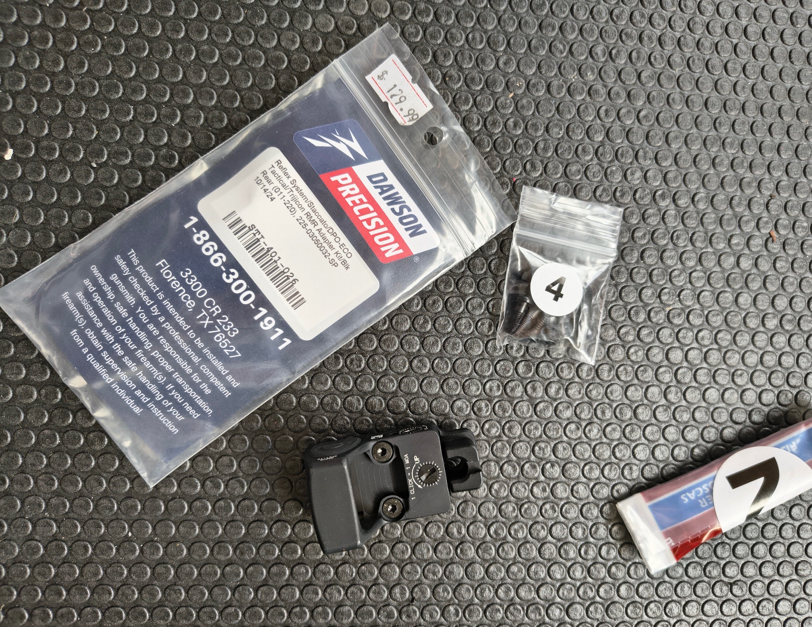 Photo of Trijicon RMR with Dawson DPO Staccato Mount