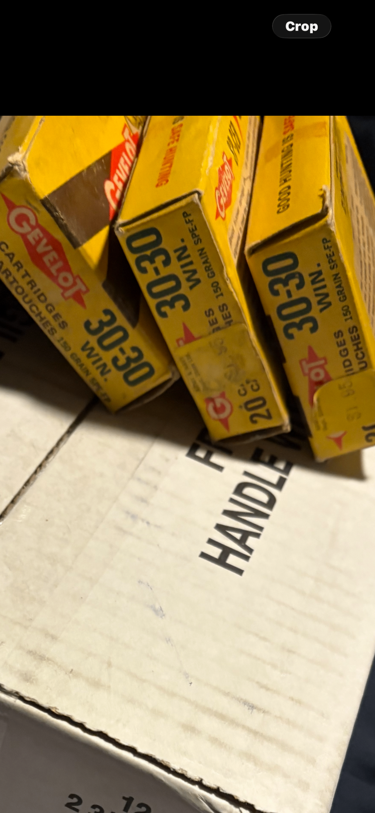 Photo of 30-30 gevelot ammo