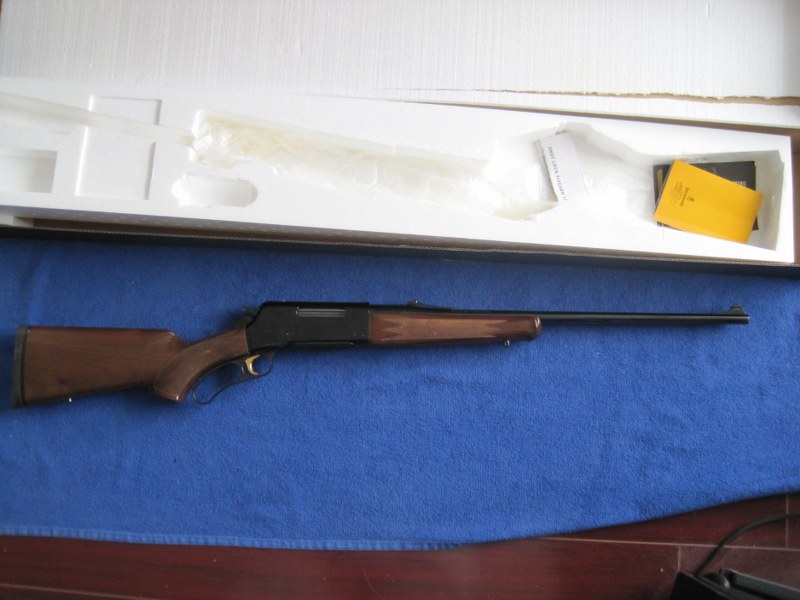 Photo of Browning BLR'81 takedown rifle in 270 WSM. 