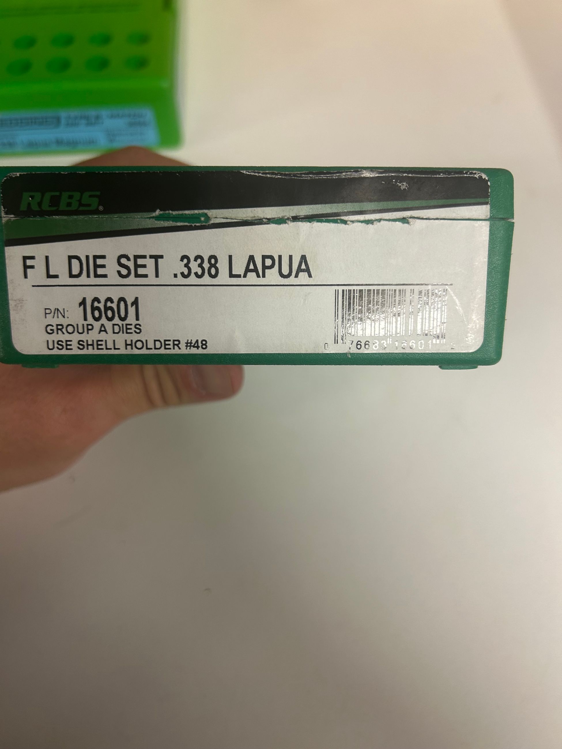 Photo of RCBS Full length 338 Lapua dies and once fired brass 