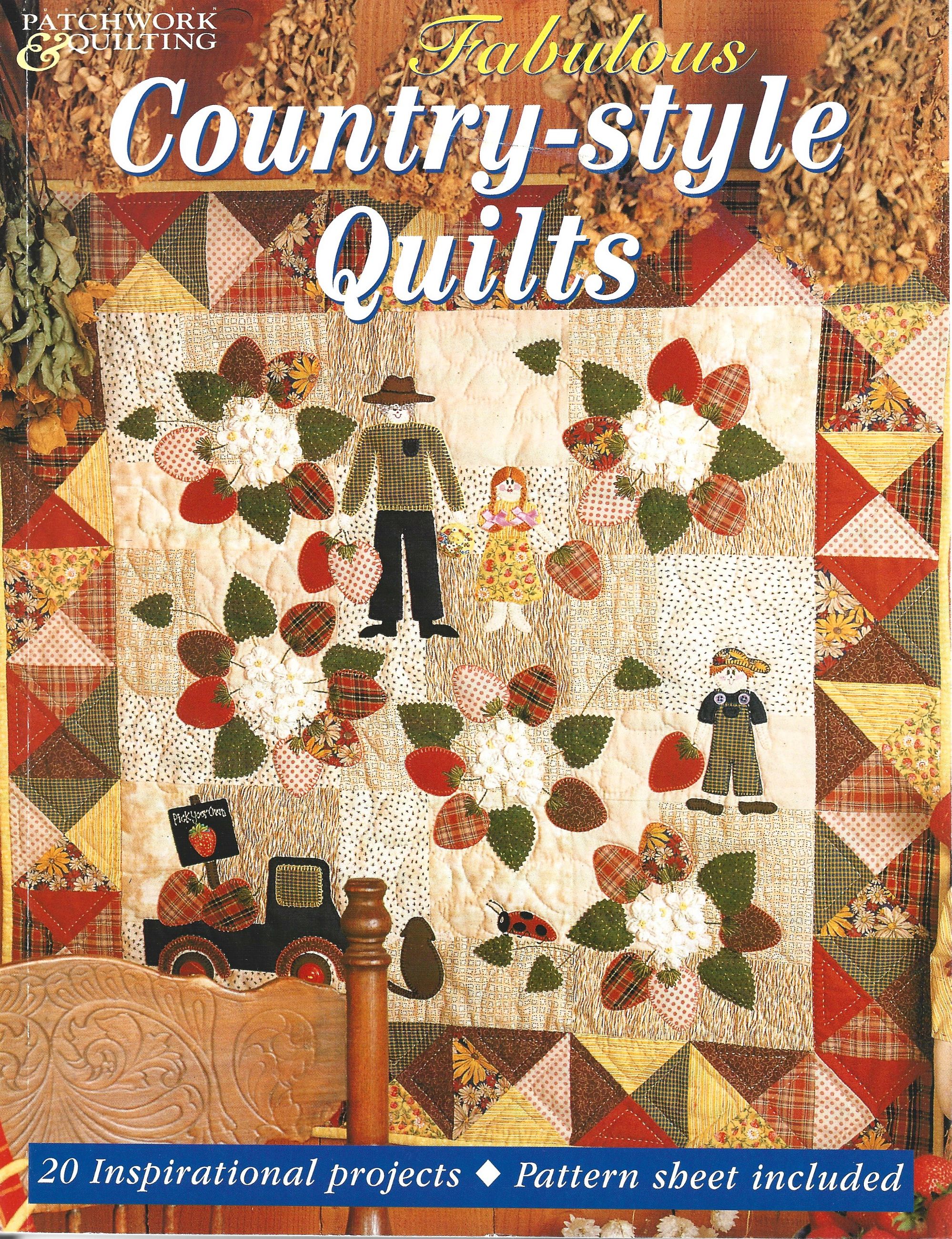 Photo of QUILT BOOK - FABULOUS COUNTRY STYLE QUILTS by CRATFWORLD BOOKS