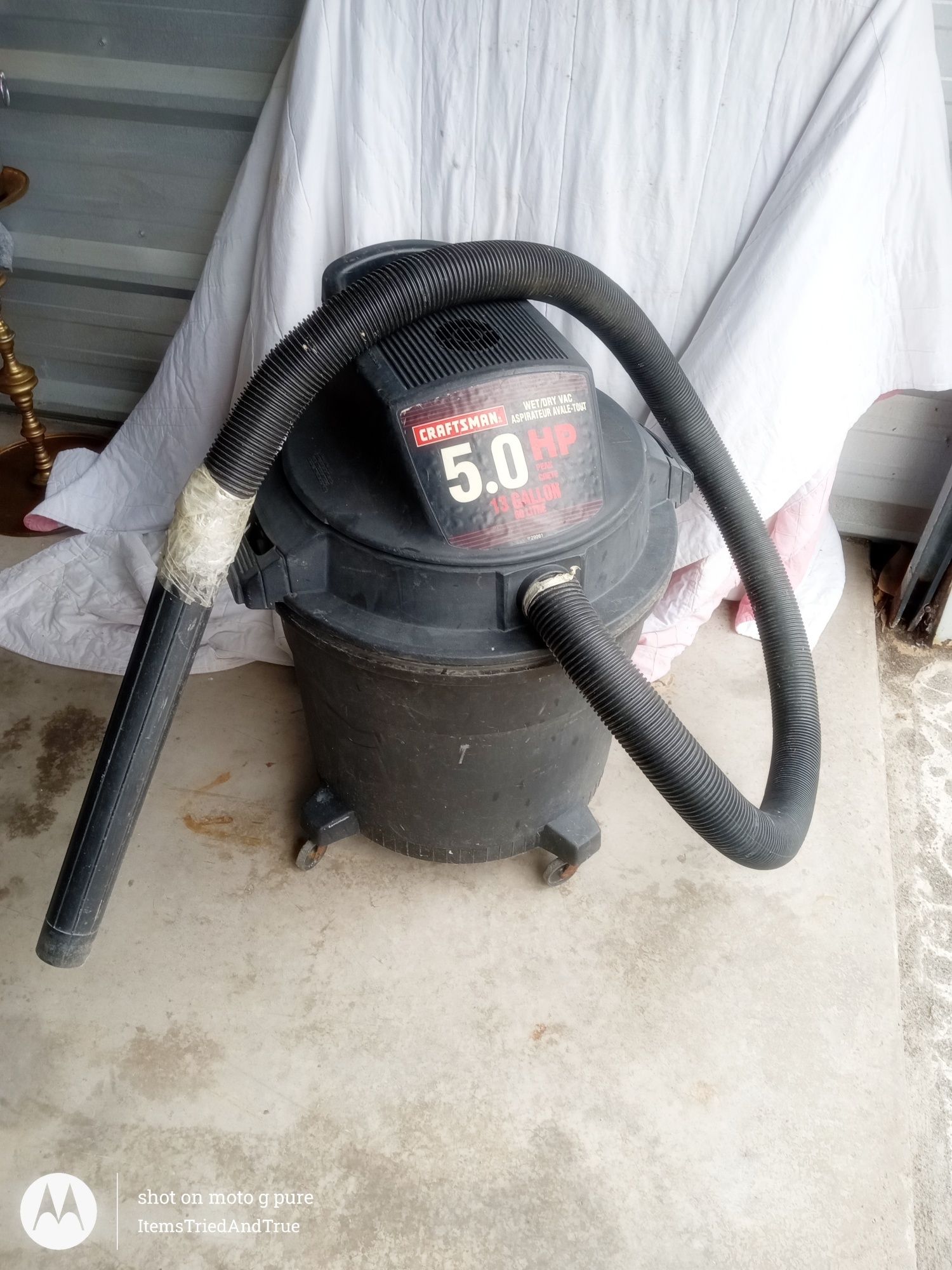 Photo of Craftsman 5.0 HP Wet/Dry Shop Vac – 13 Gallon