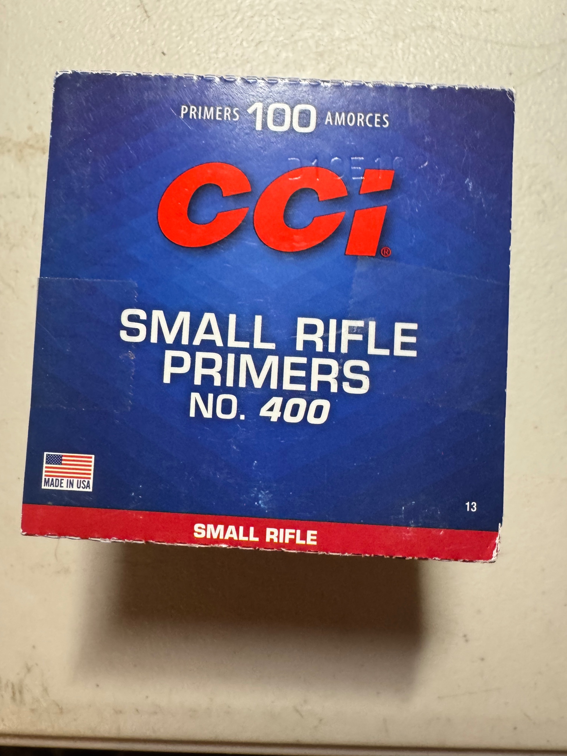 Photo of 7 boxes of 100 CCI Primers - #400 Small Rifle